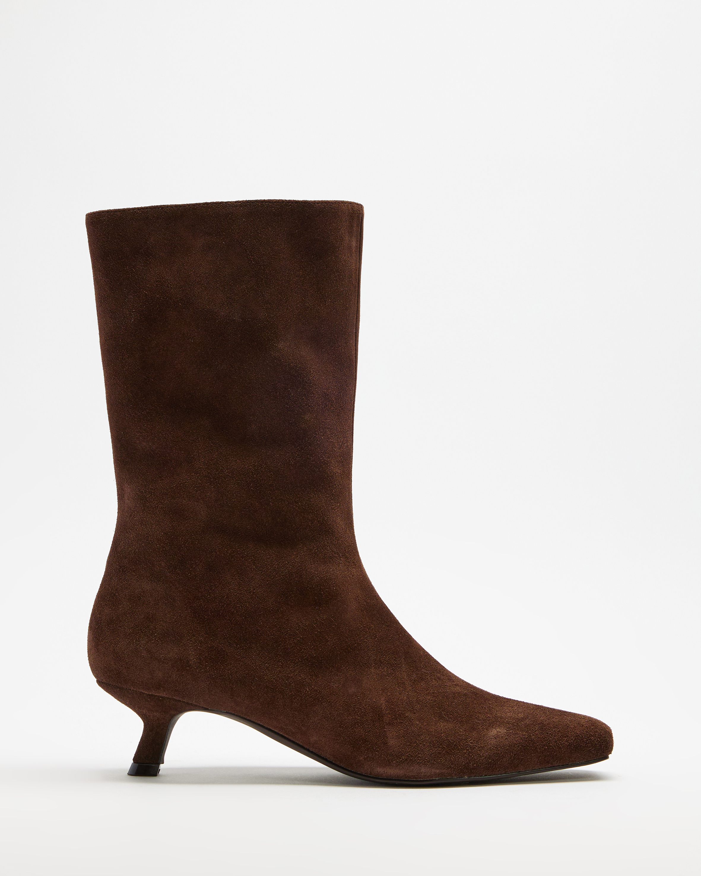 Maria Suede Kitten Heel Boots