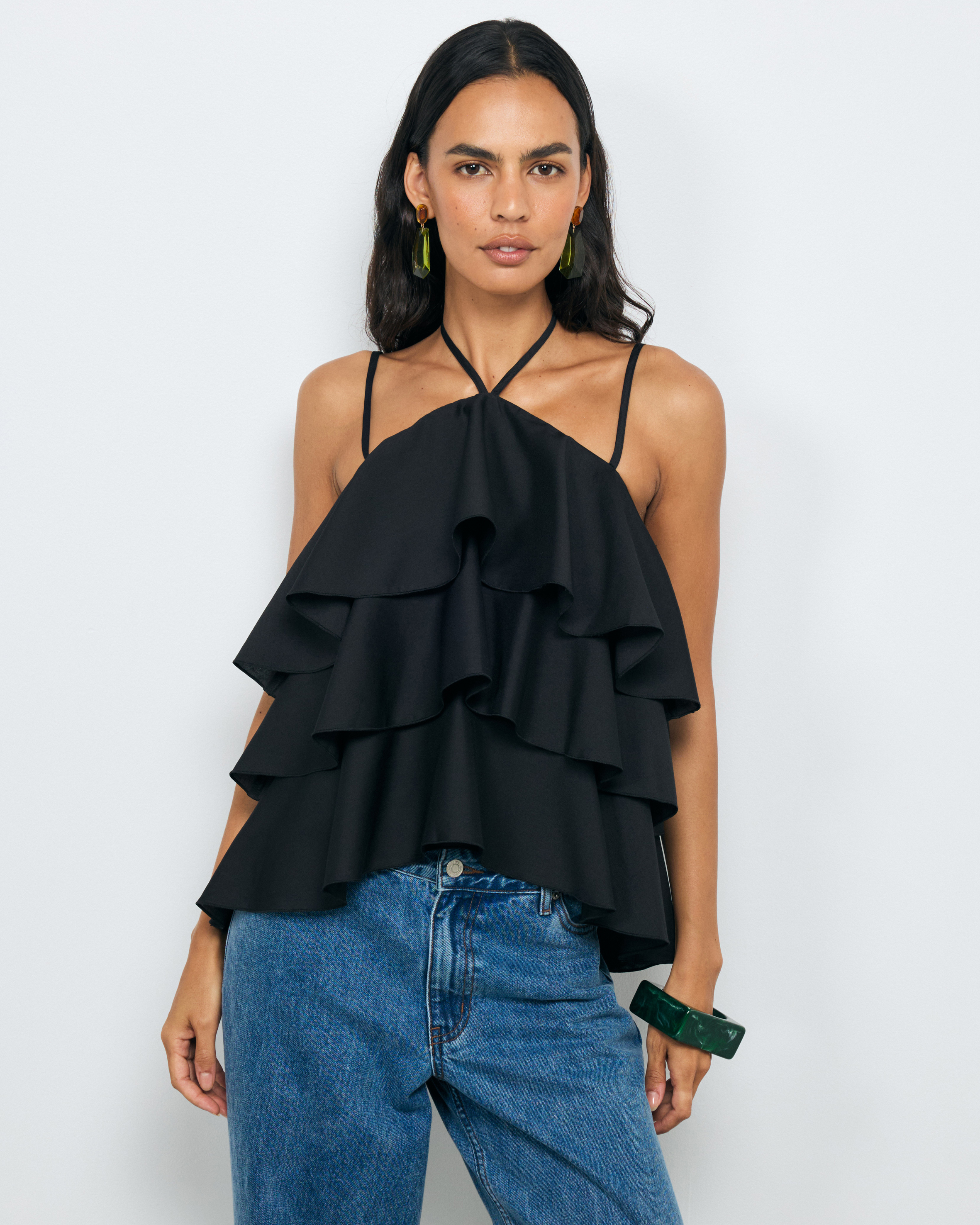 Giselle Tiered Halter Top
