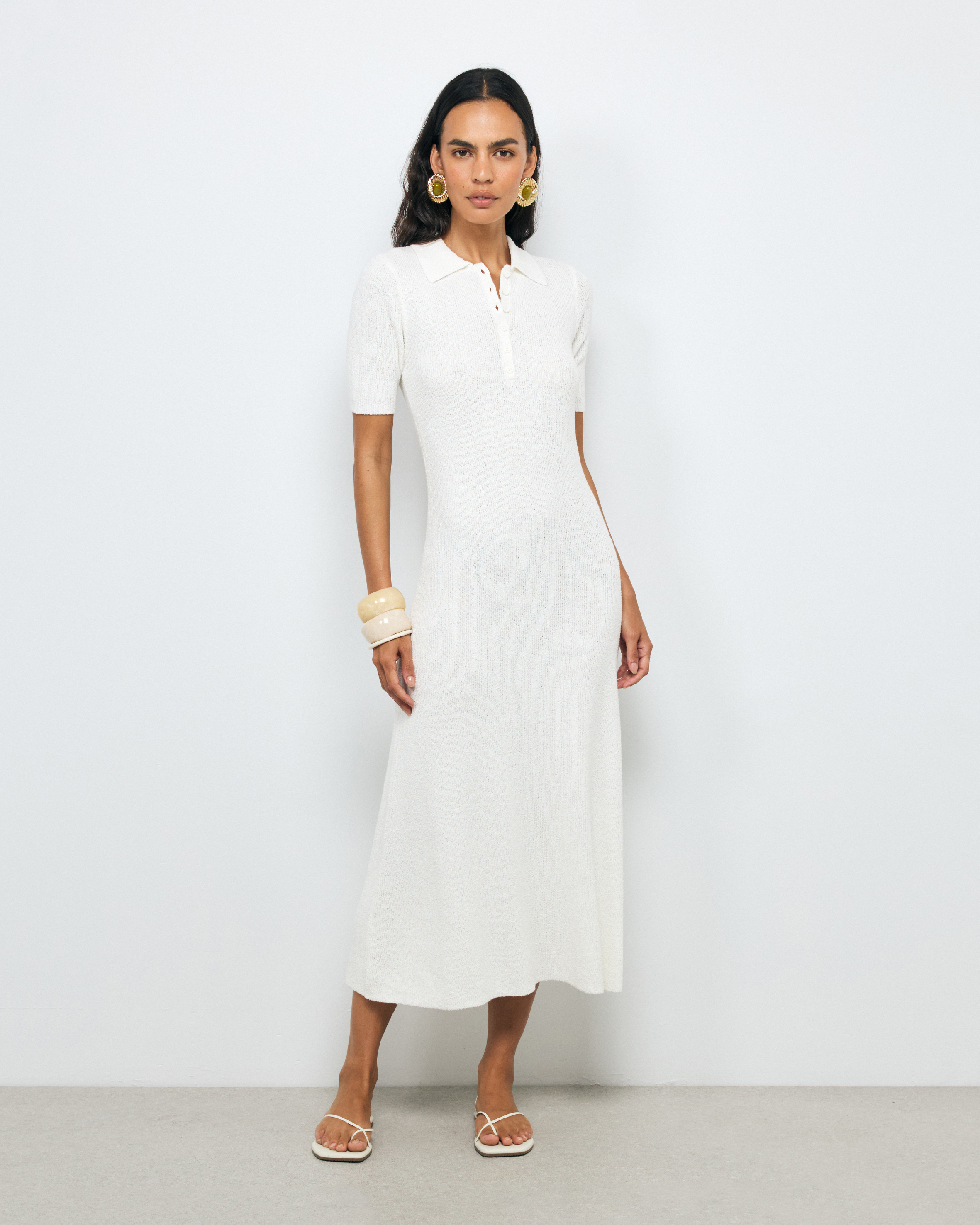 Asha Textured Knit Dress