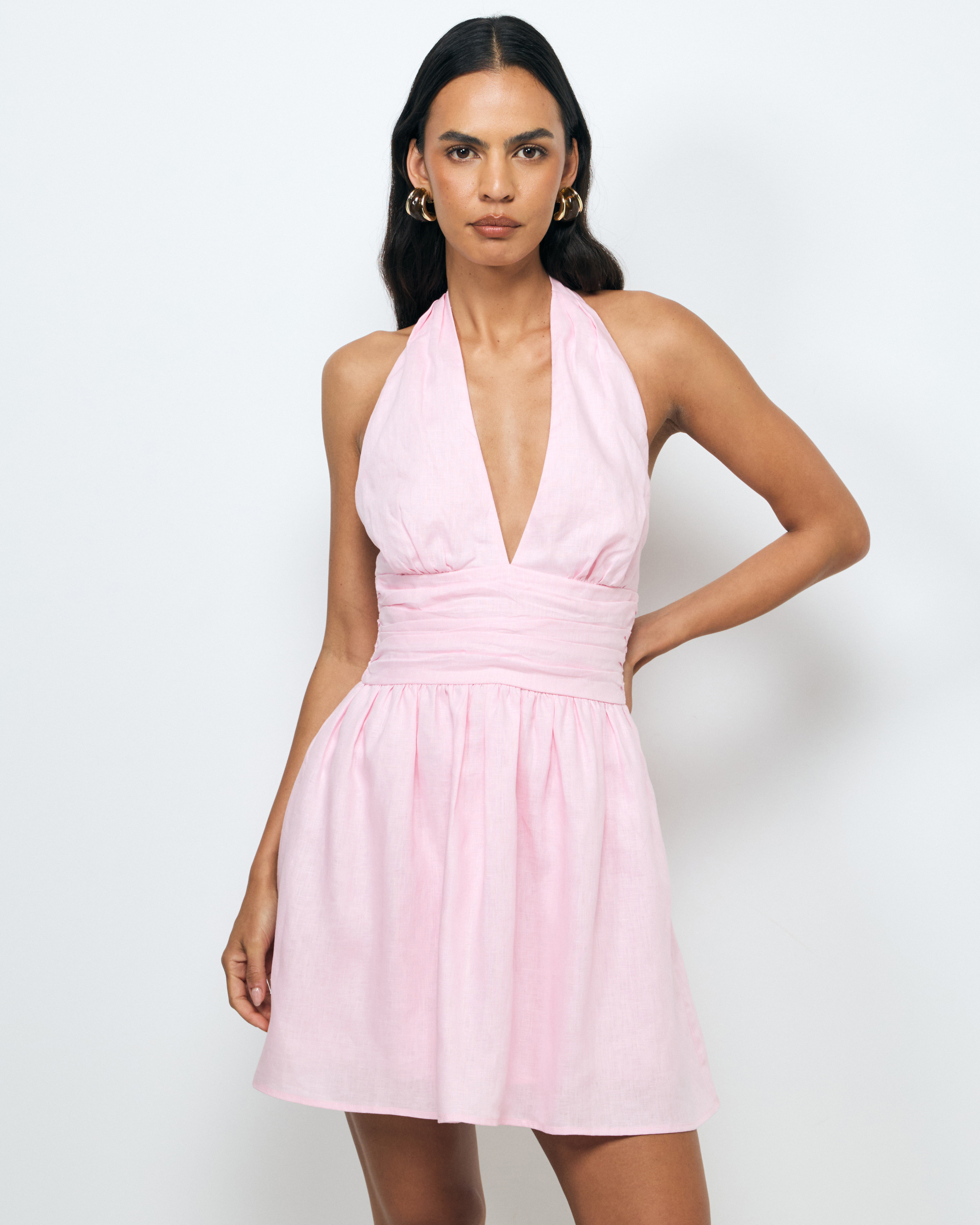Twila Halter Mini Dress