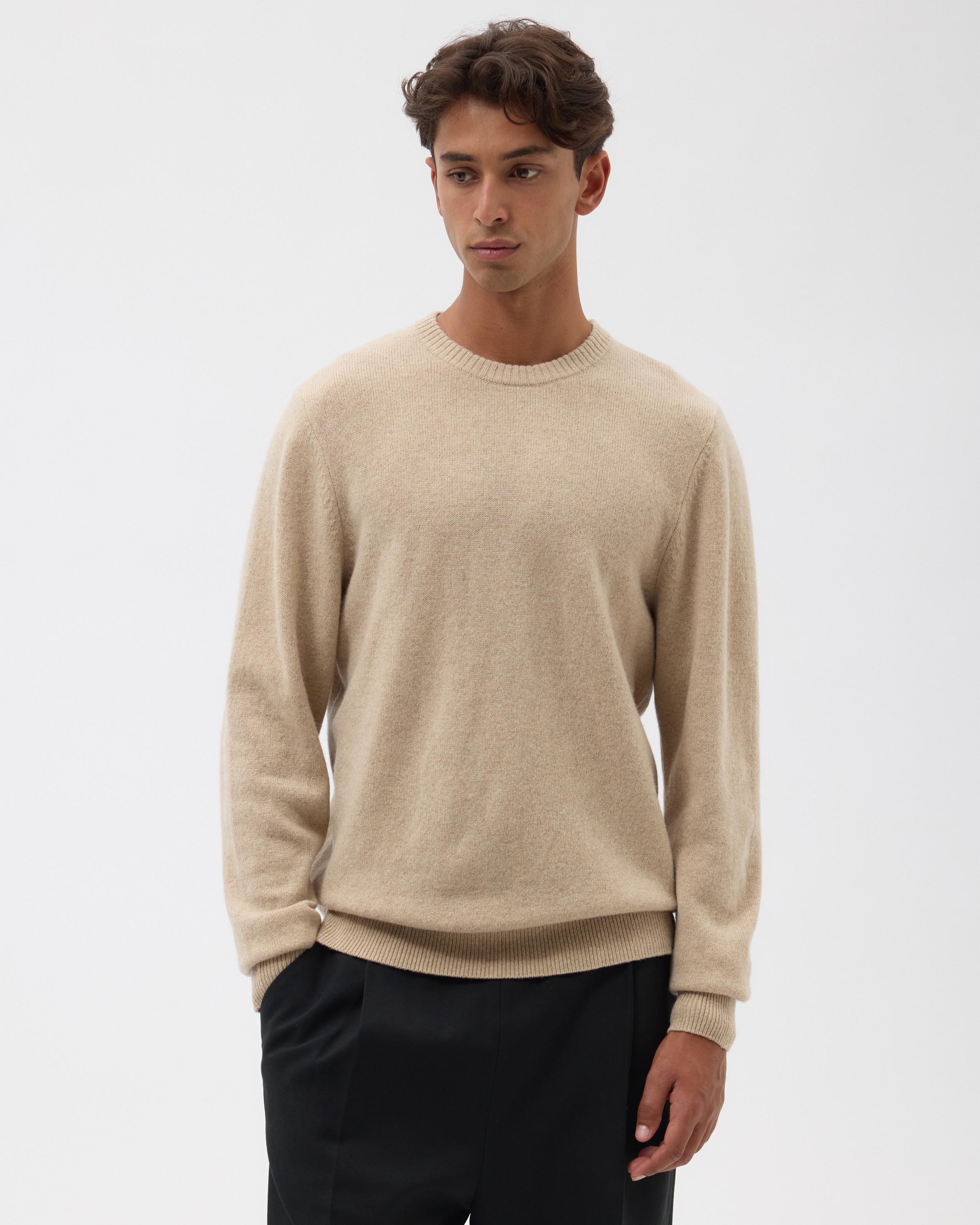 Premium Wool Crew Neck Knit Jumper