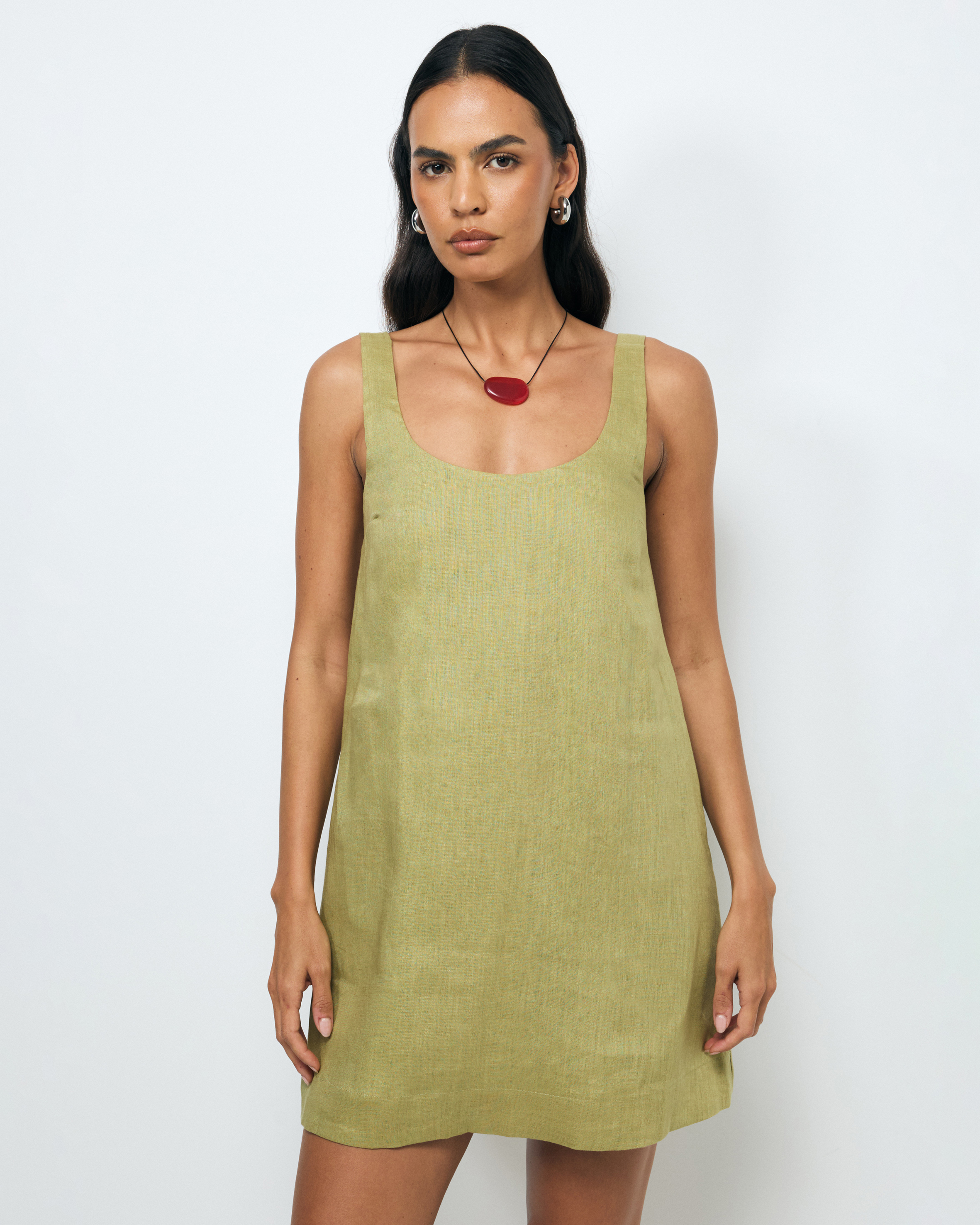 Tansy Linen Mini Dress