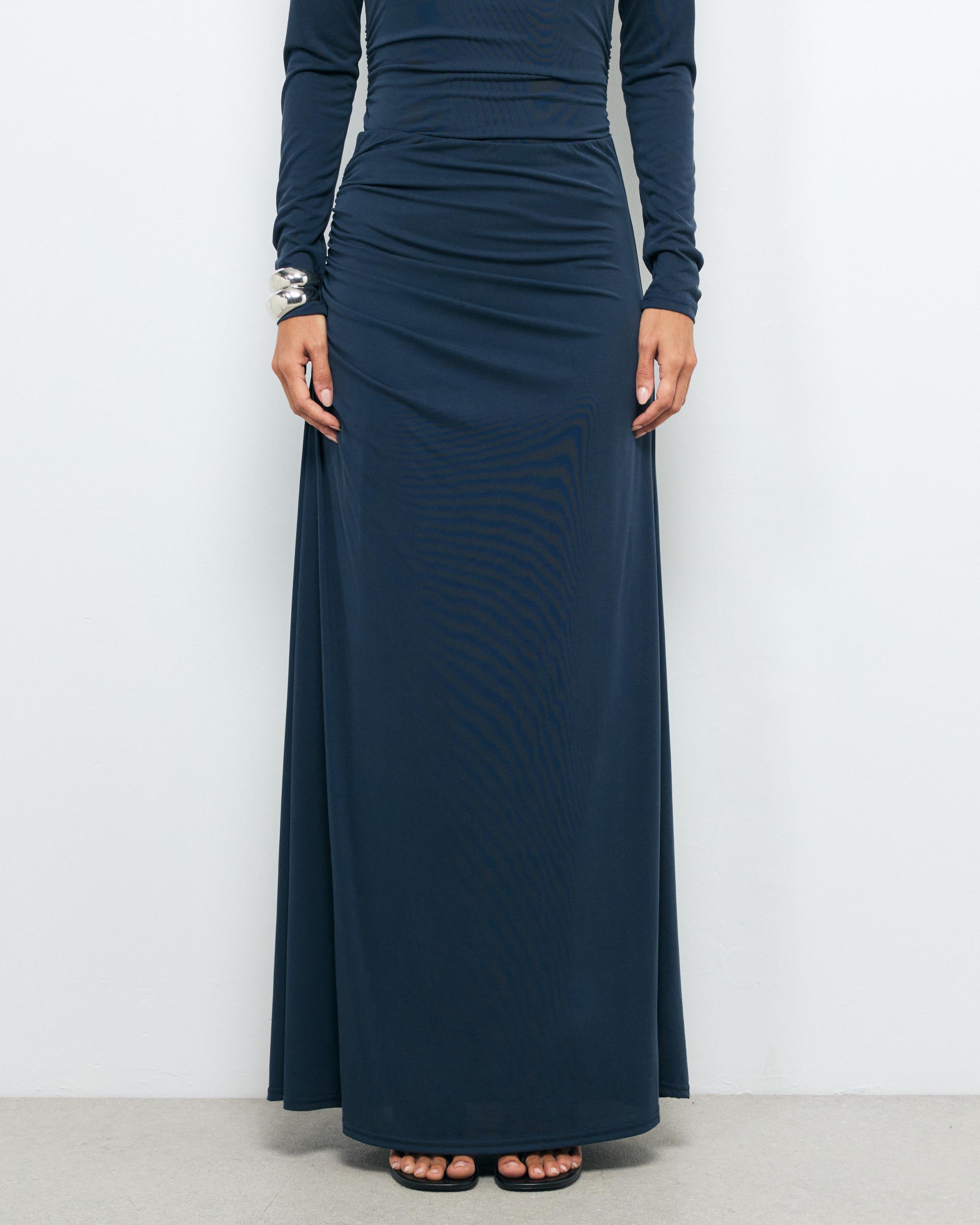Ida Cupro Maxi Skirt
