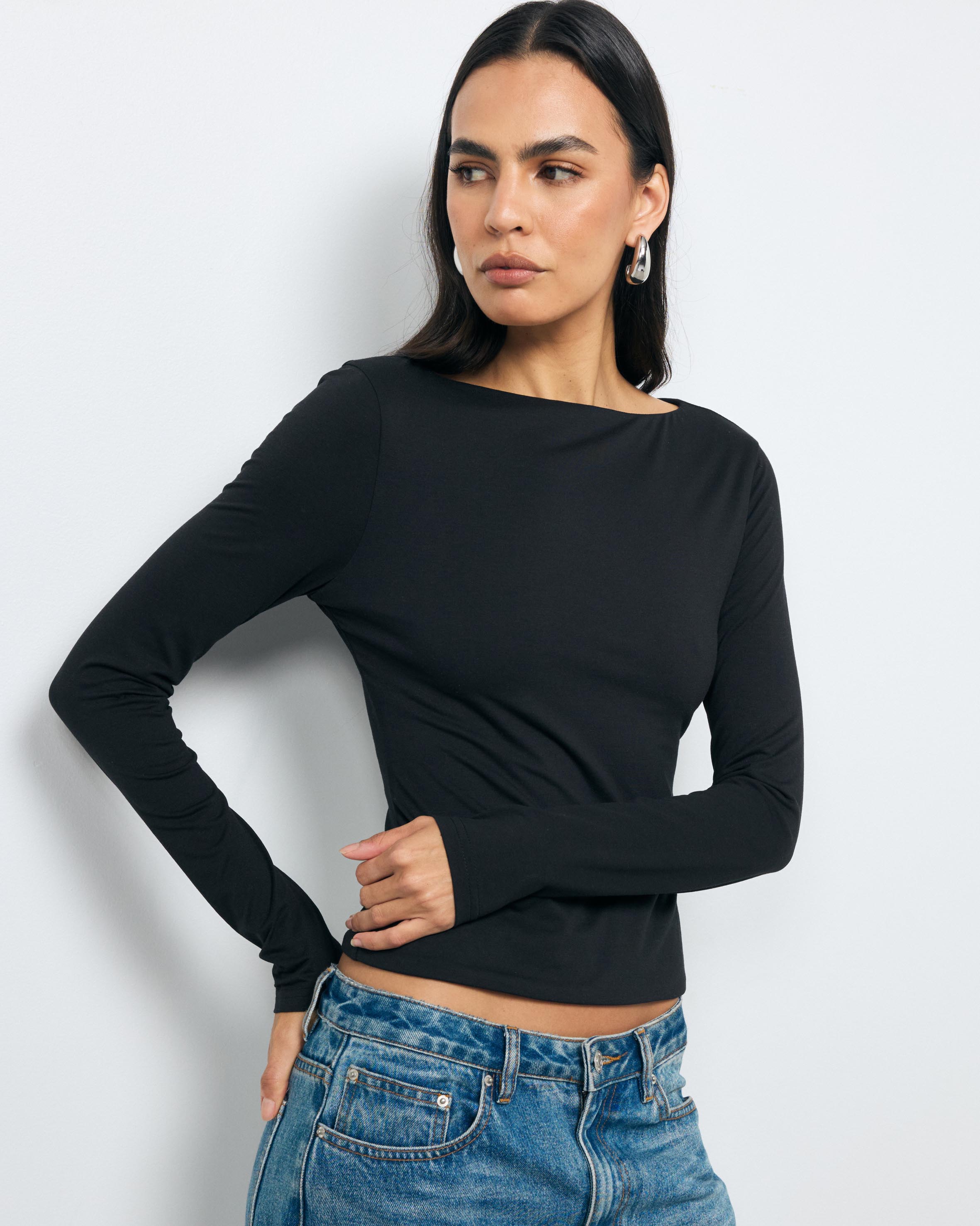 Tess Boat Neck T-Shirt