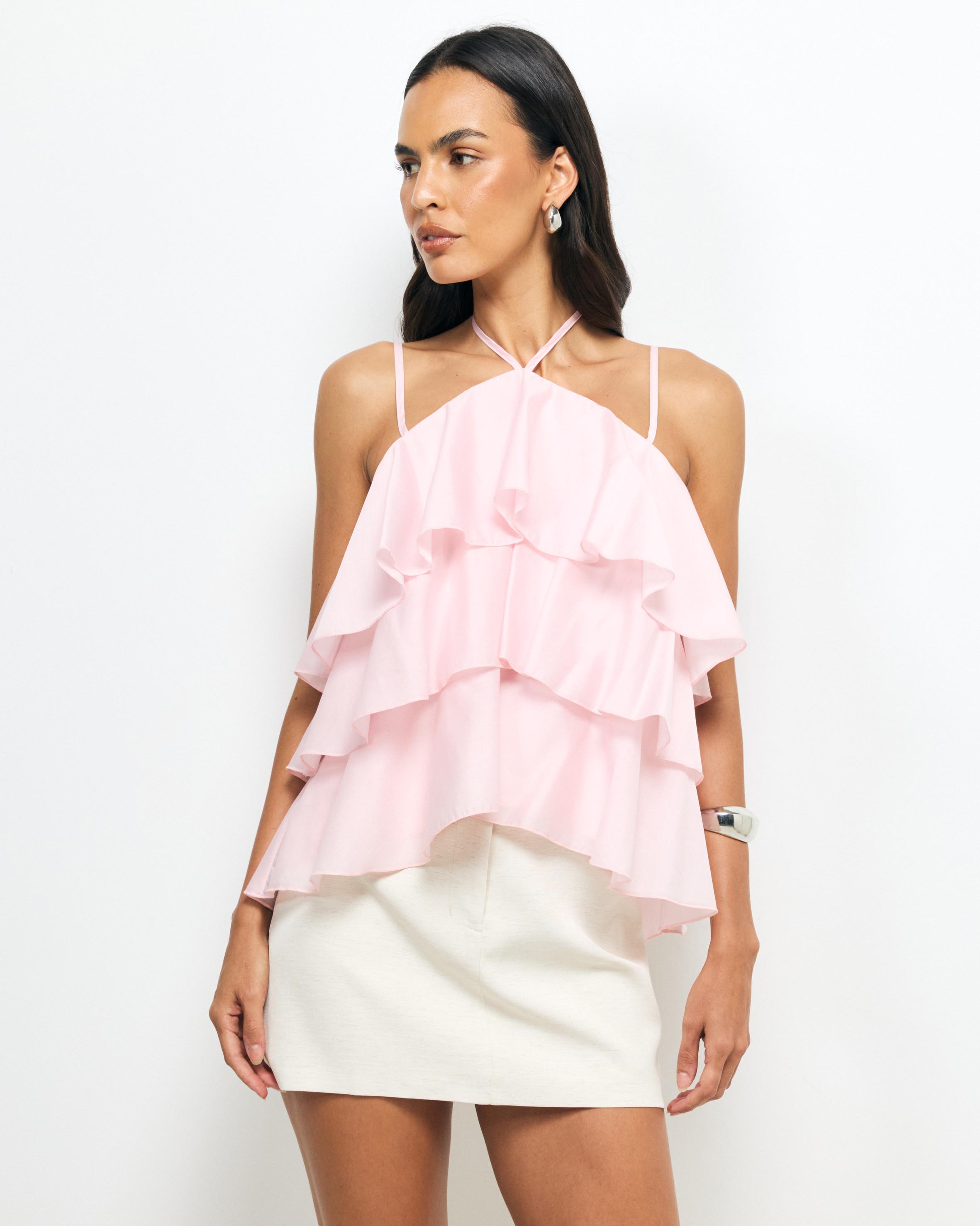 Giselle Tiered Halter Top