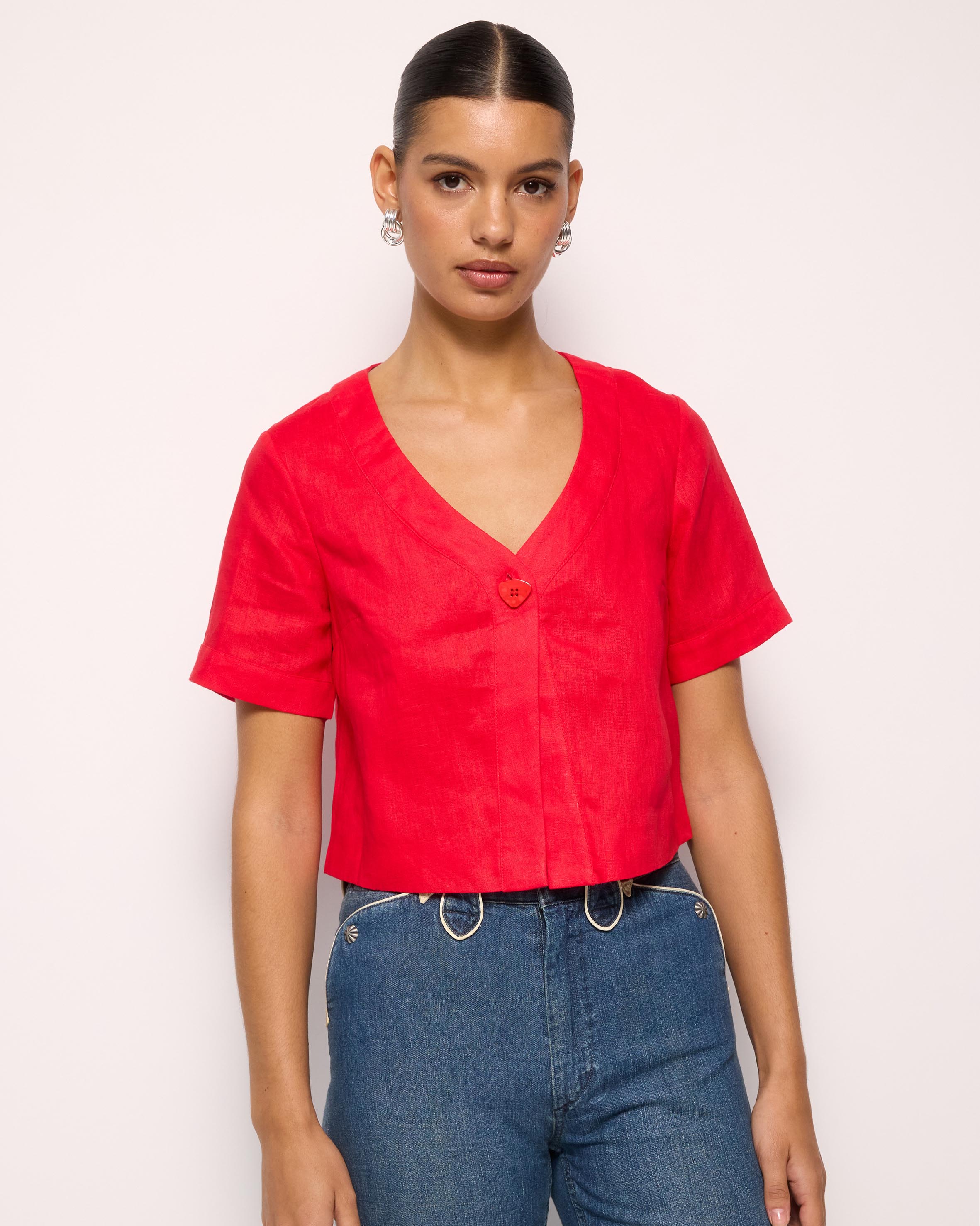 Selah Linen Top