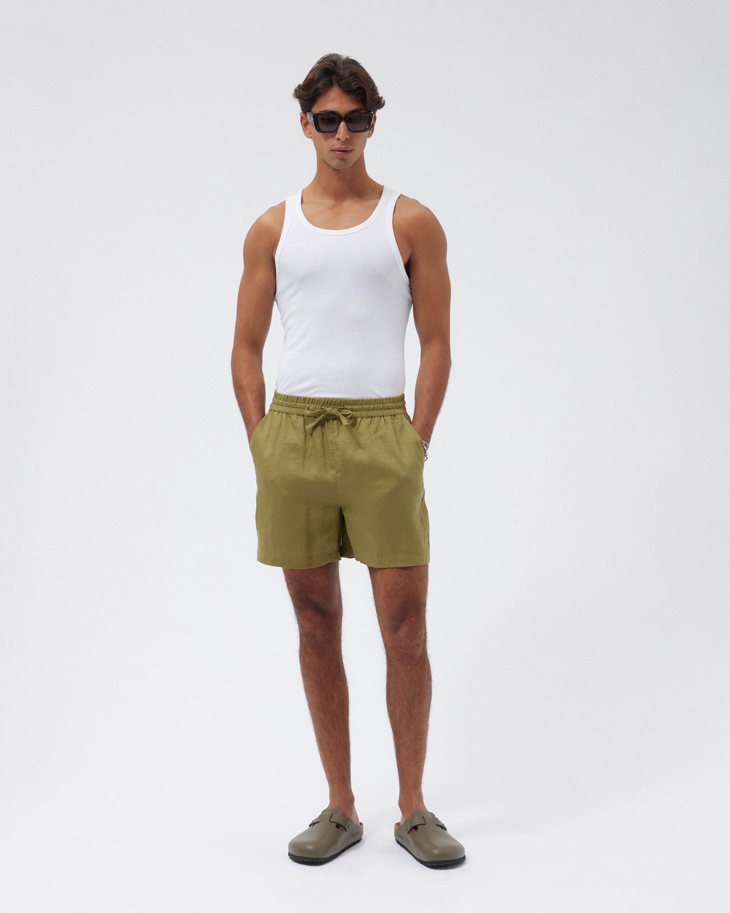 Euro Resort Linen Shorts