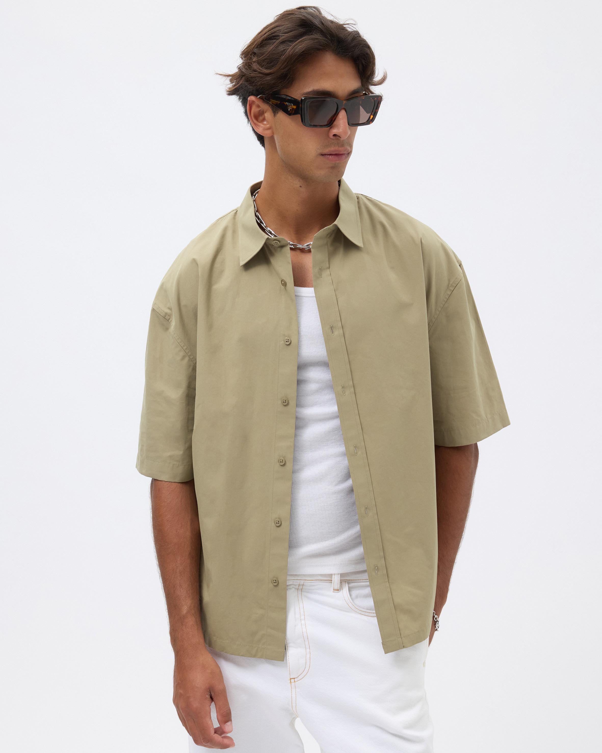Gatz Cotton Poplin Shirt