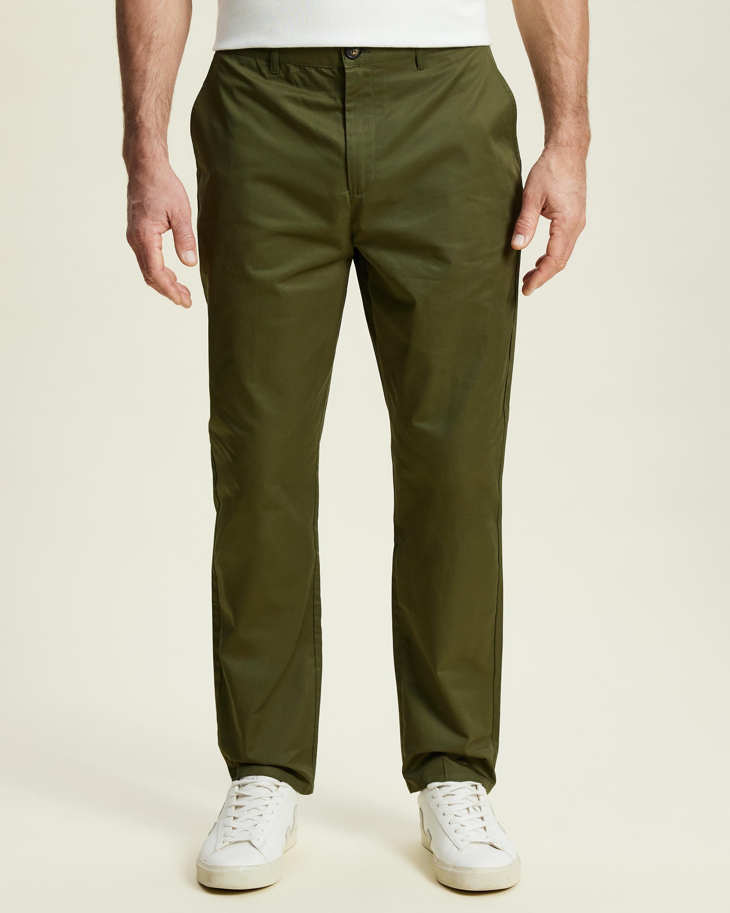 Straight Leg Recycled Cotton Chinos