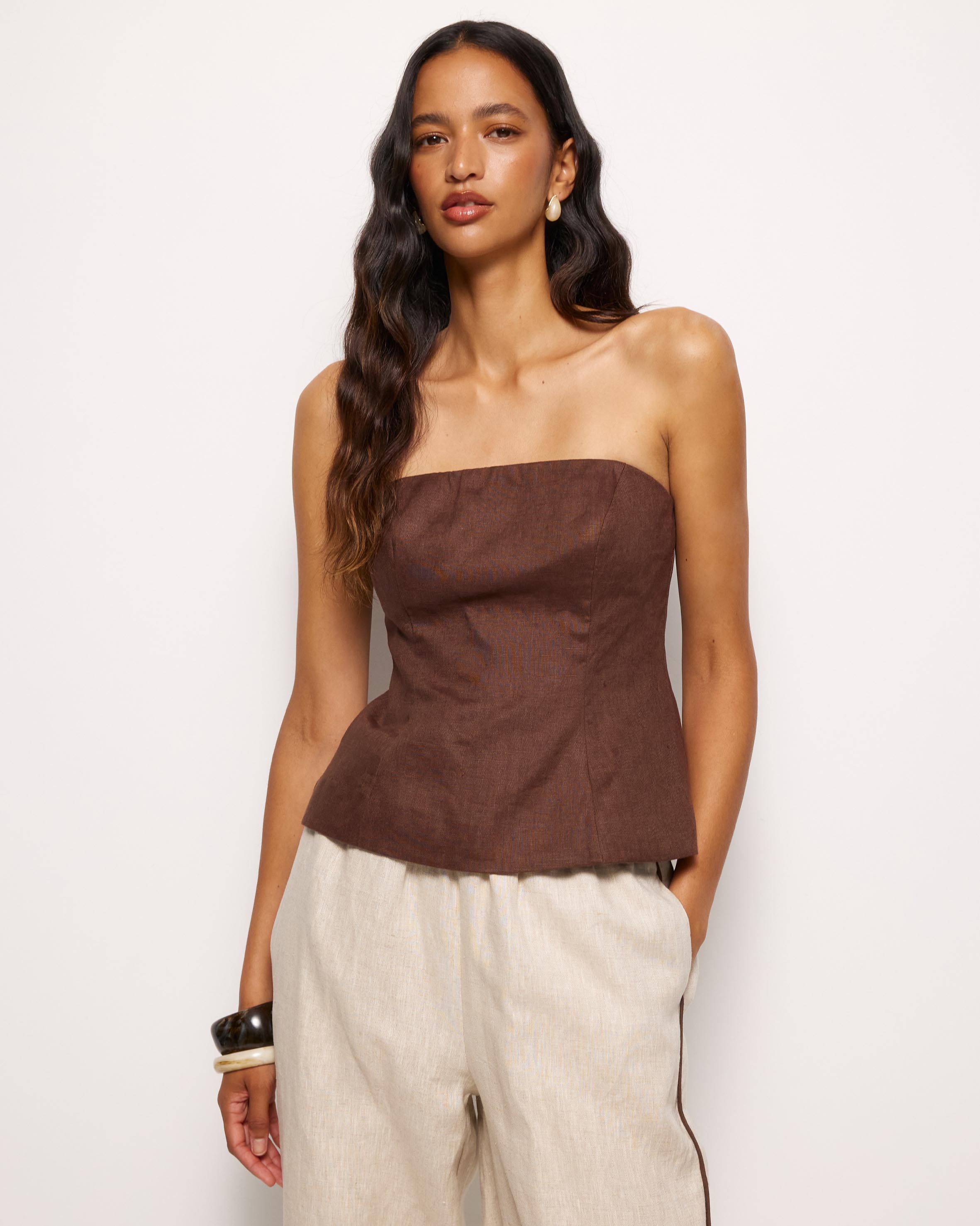 Arden Strapless Top