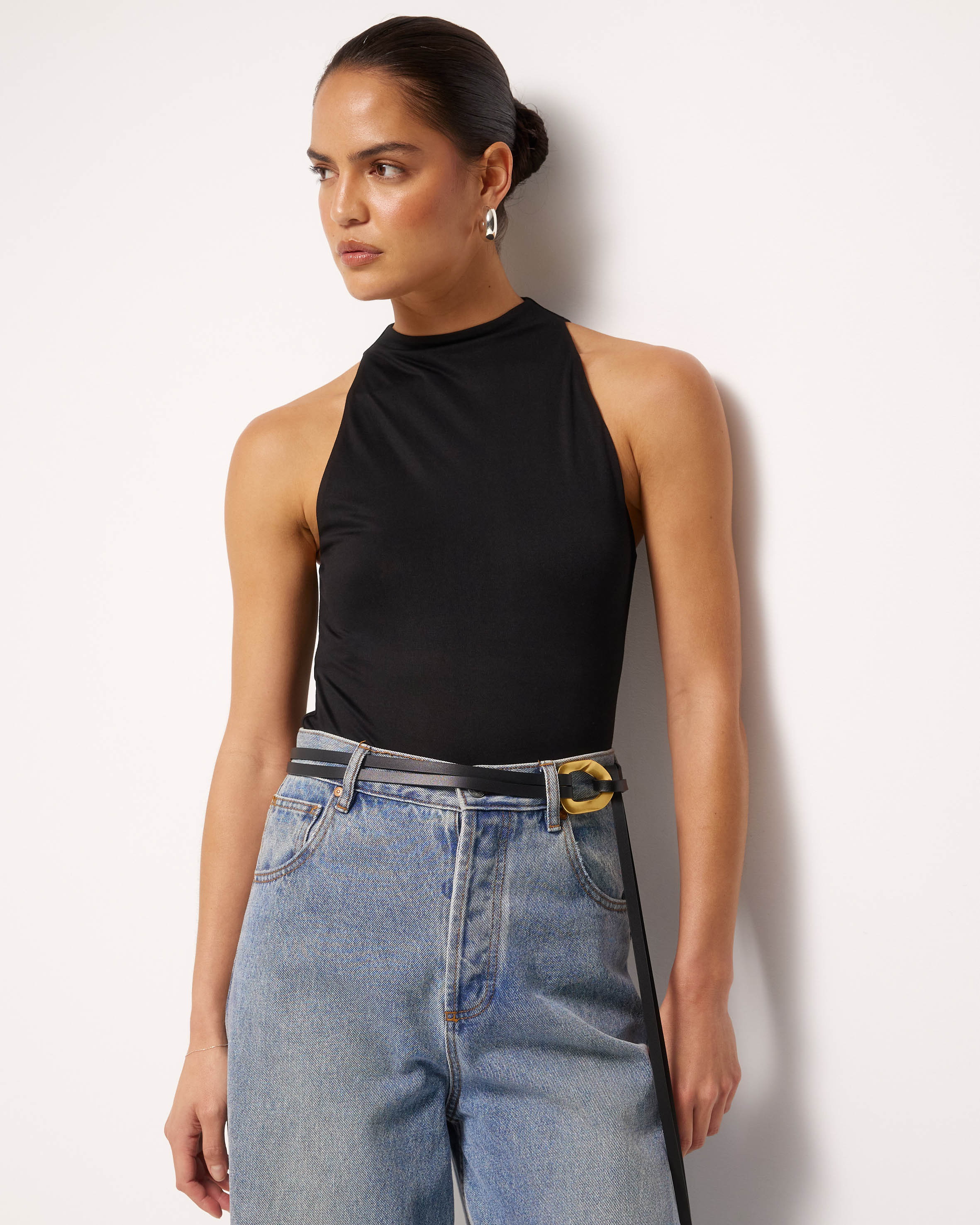 Tia High Neck Top