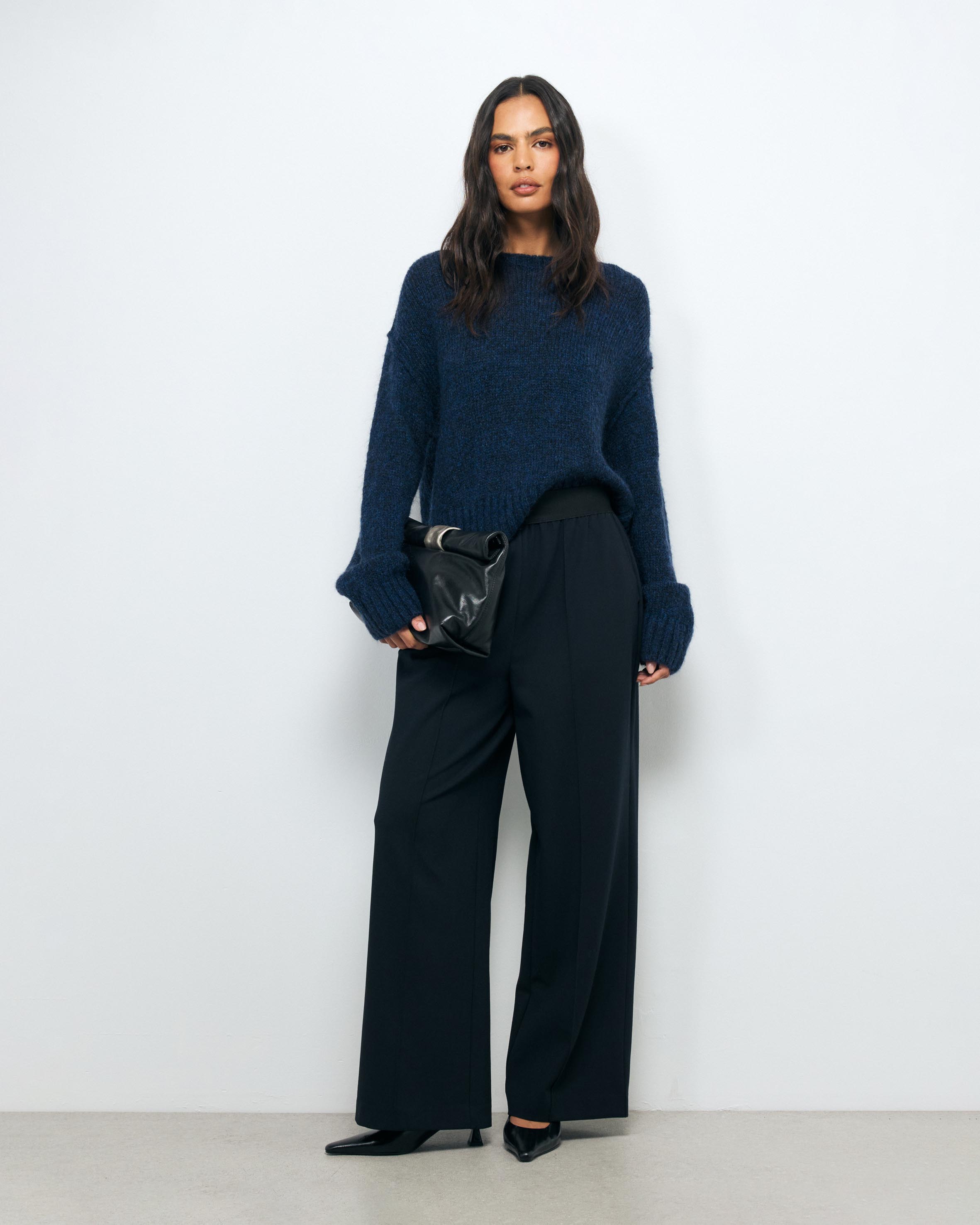 Arna elastic waist detail pant