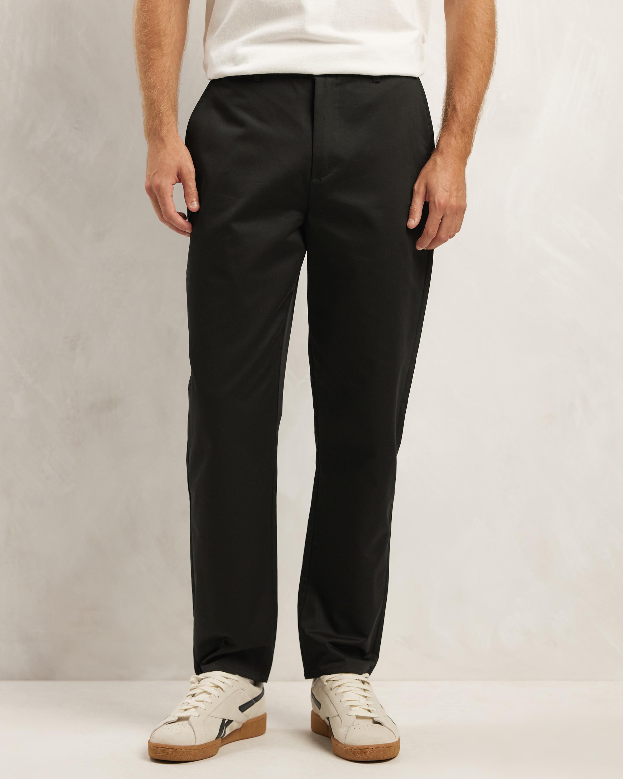 Straight Leg Cotton Chinos
