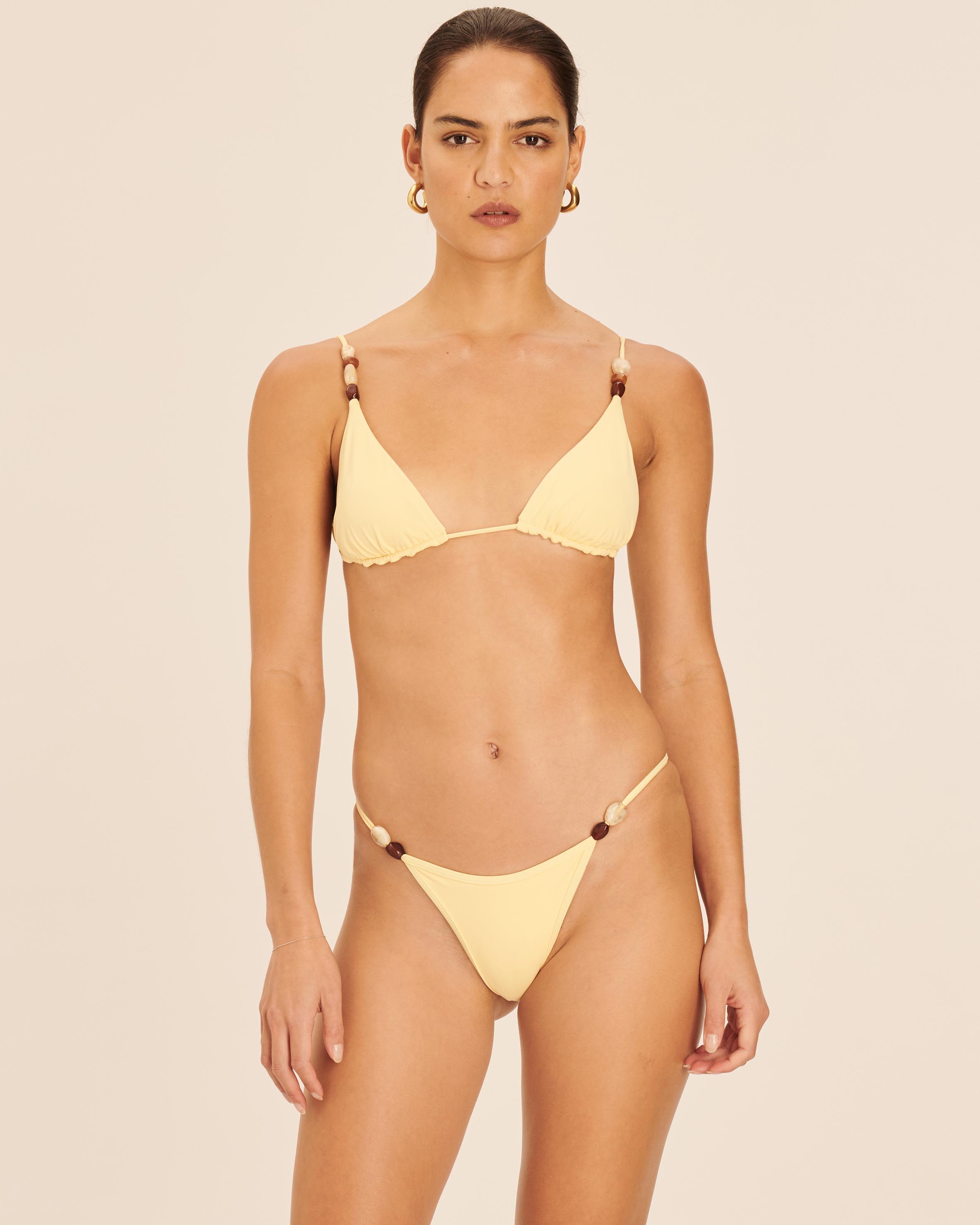 Bead Detail Bikini Bottom