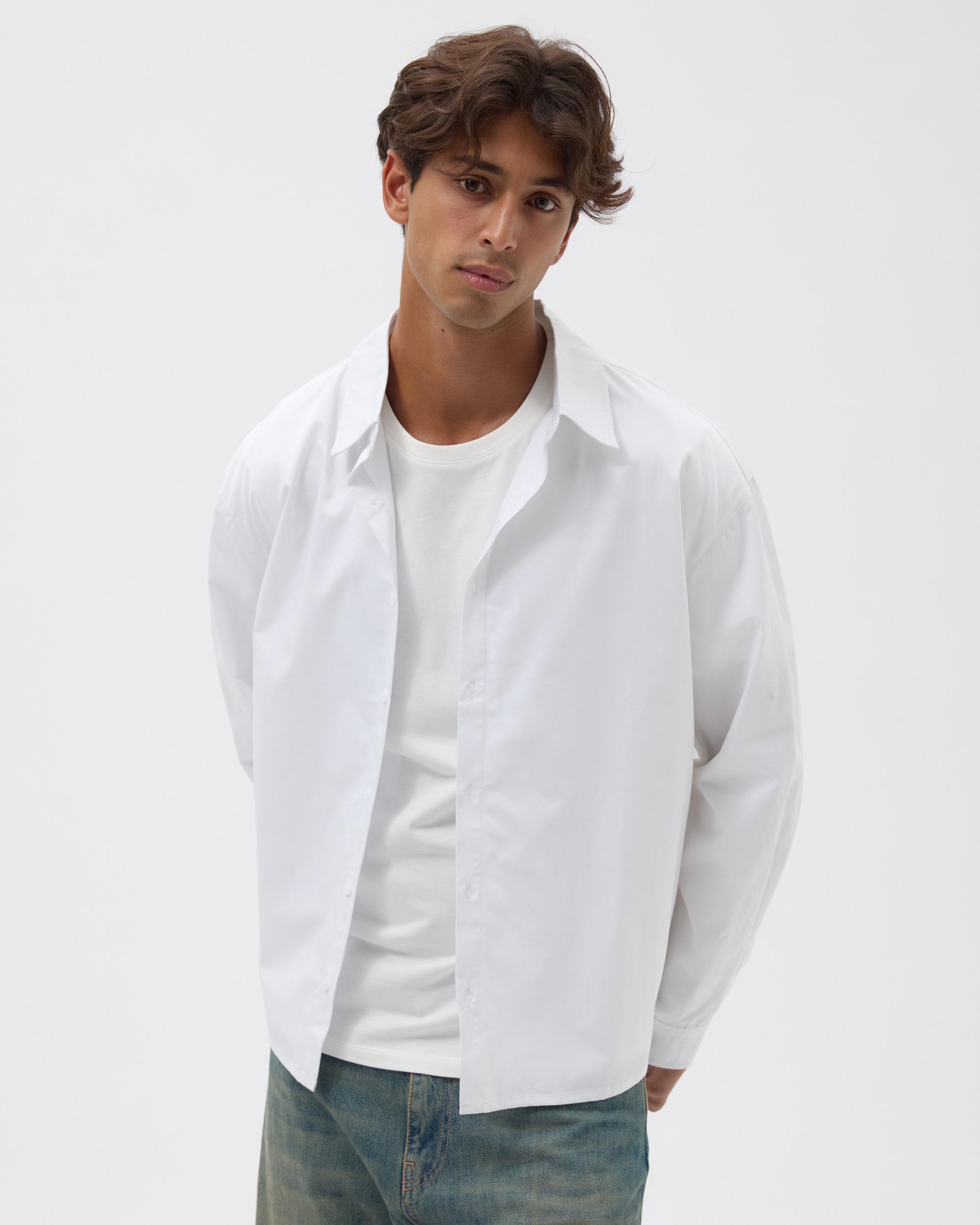 Relaxed Fit Cotton Shirt