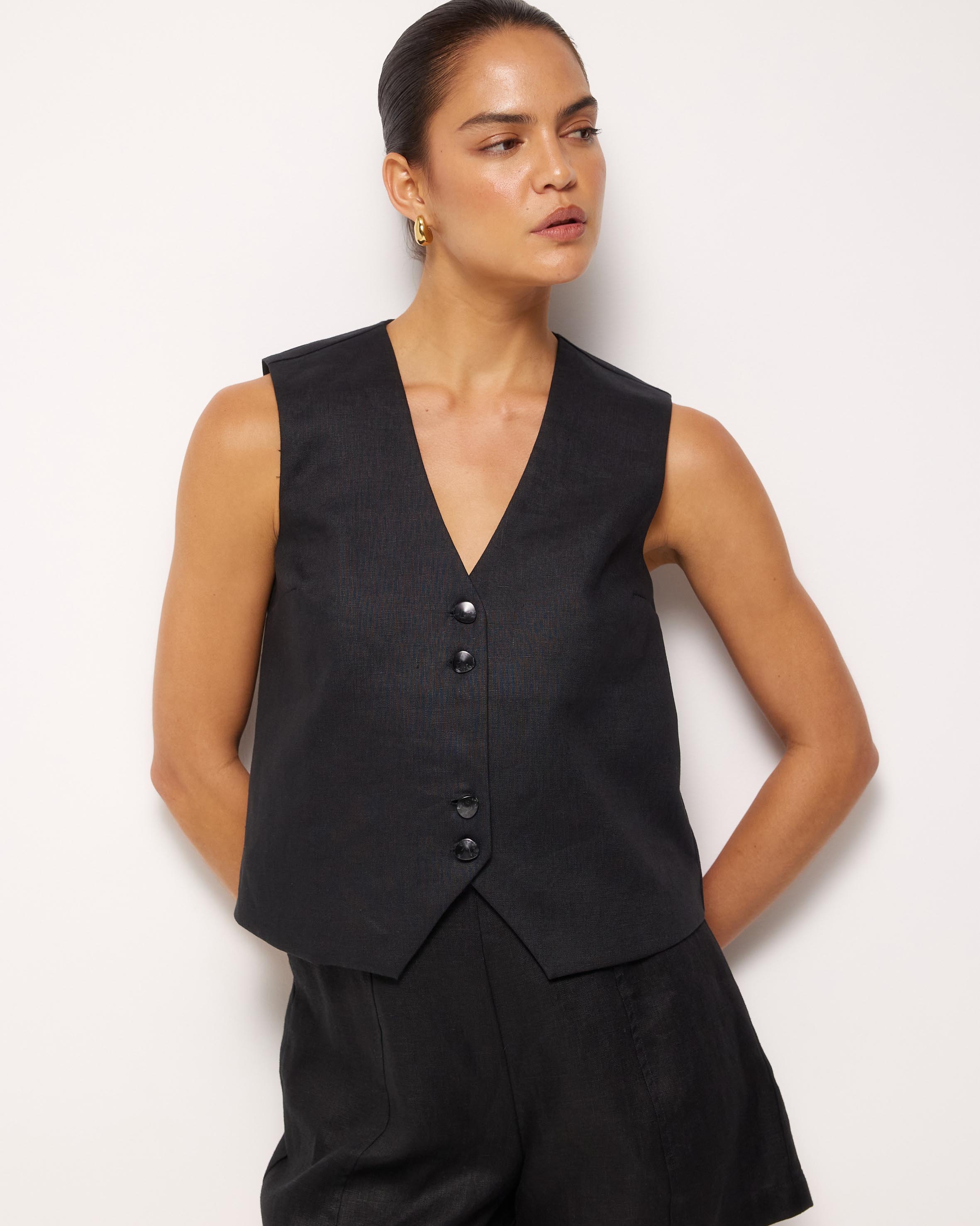 Relaxed Fit Vest