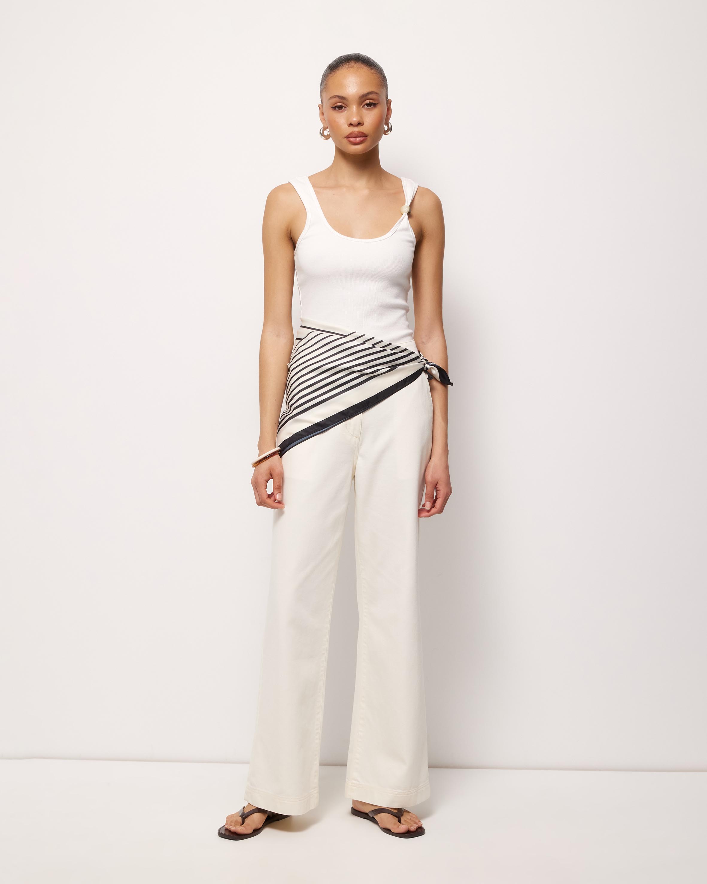 Joni Wide Leg Denim Pants