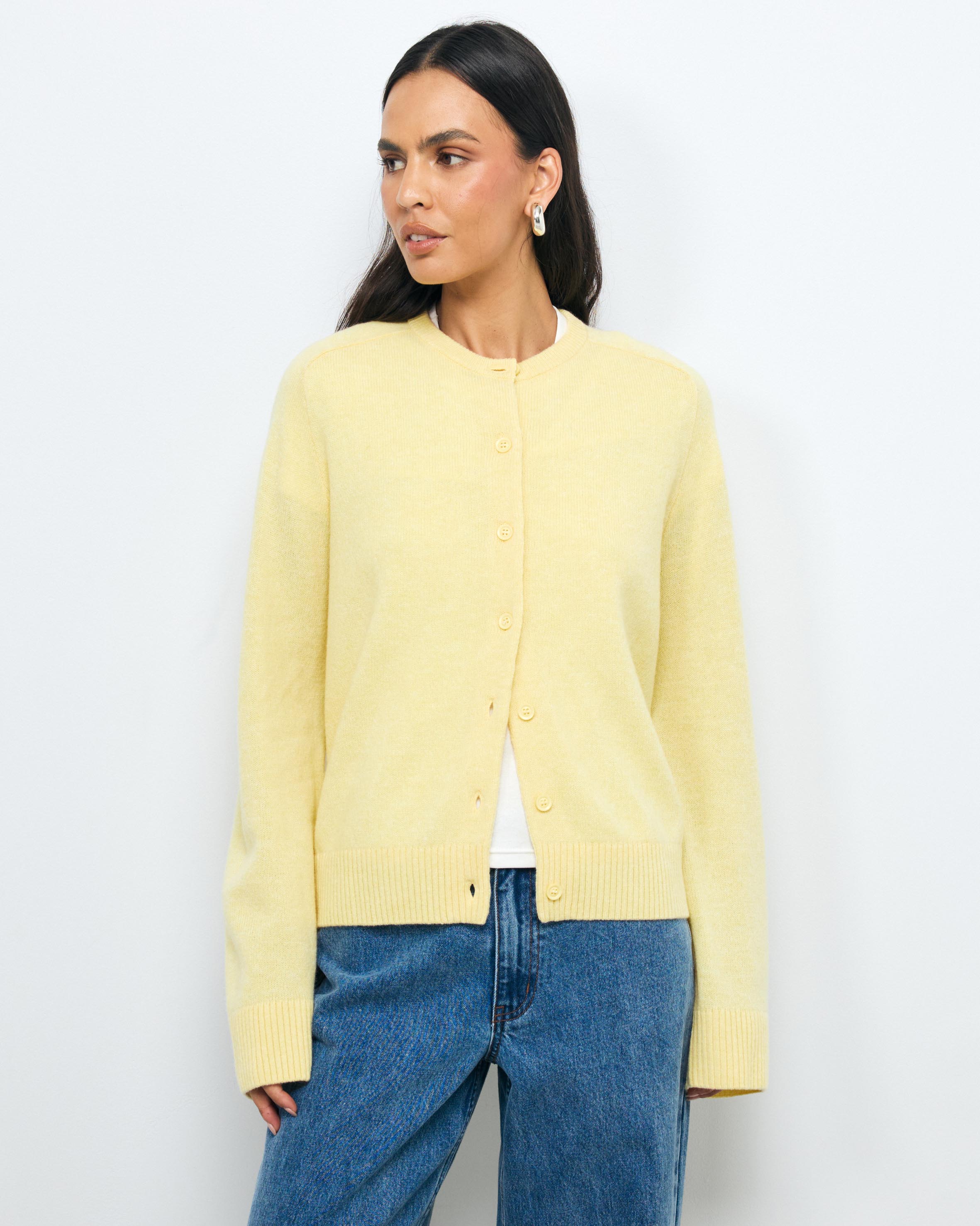 Isla Merino Wool Relaxed Cardigan