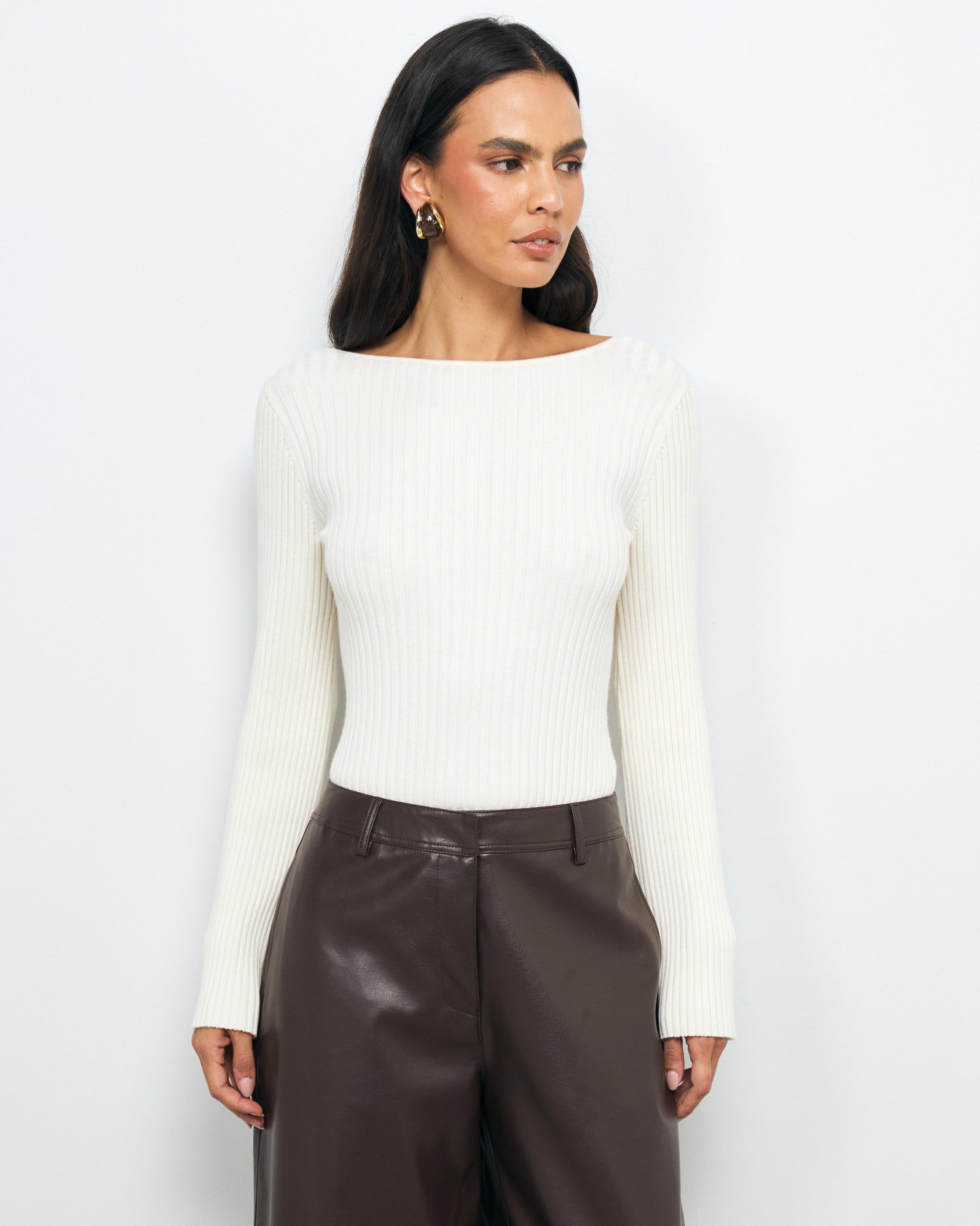 Sarai Organic Cotton Knit Top