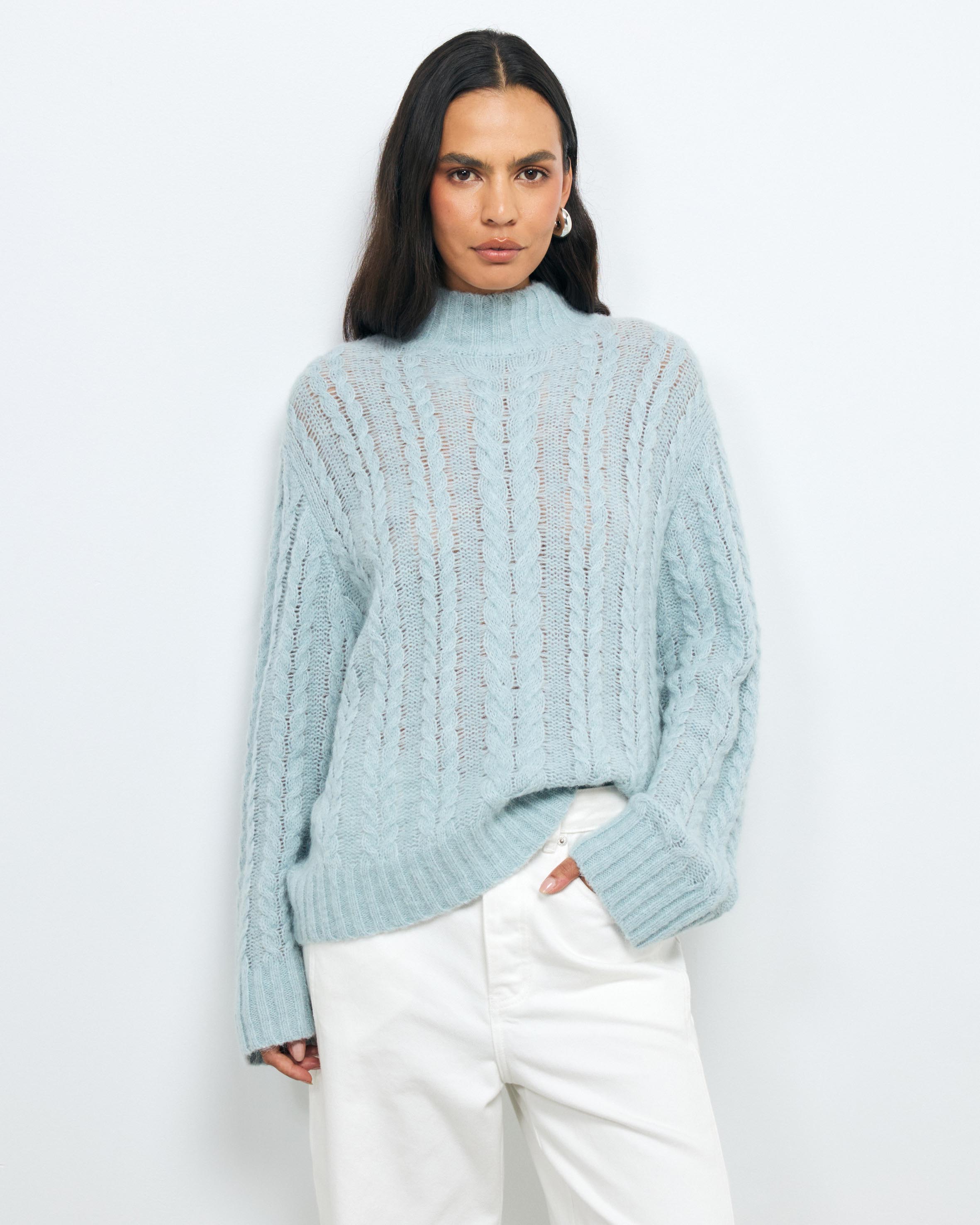 Zahra Cable Knit Jumper