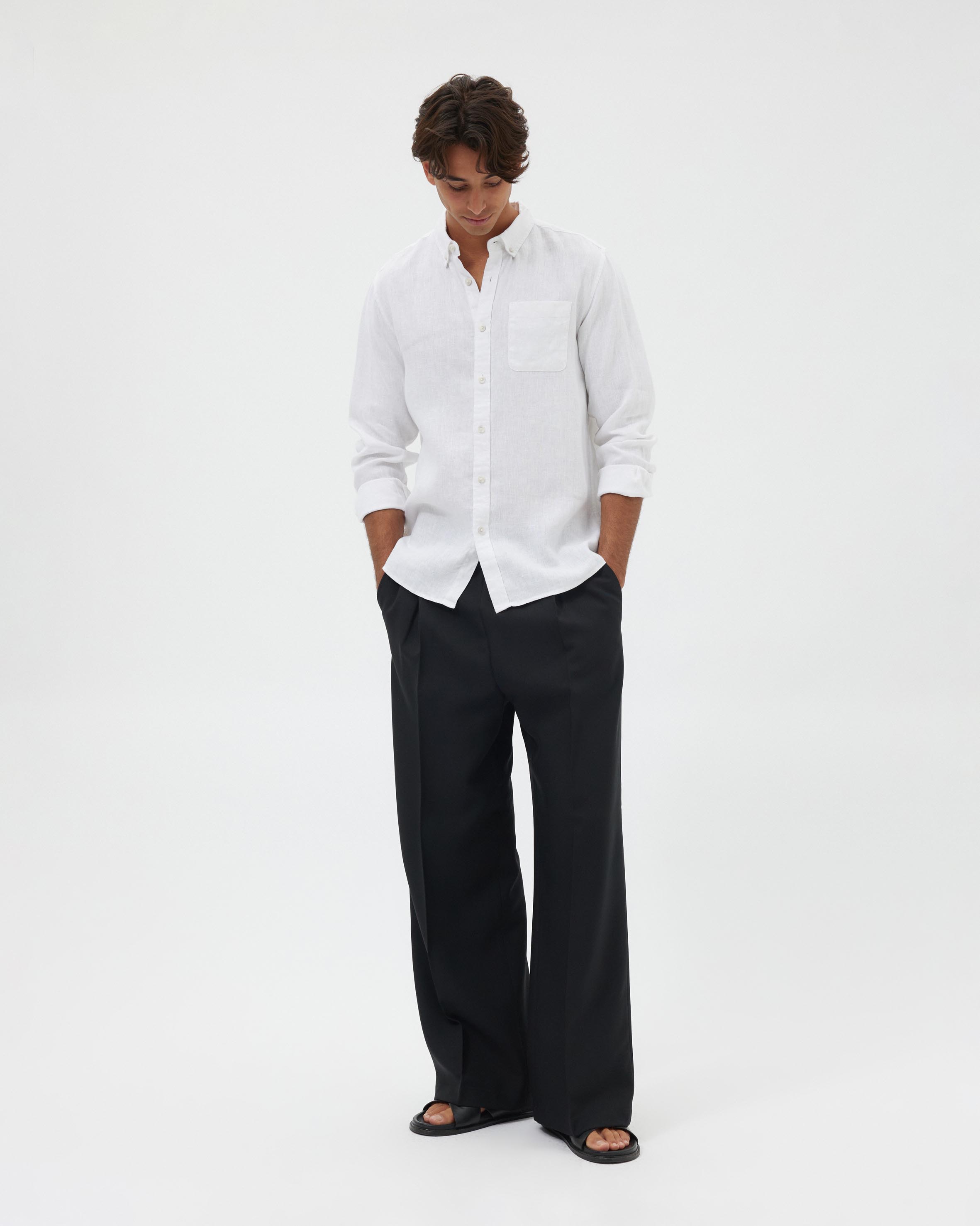 Linen Oxford Shirt