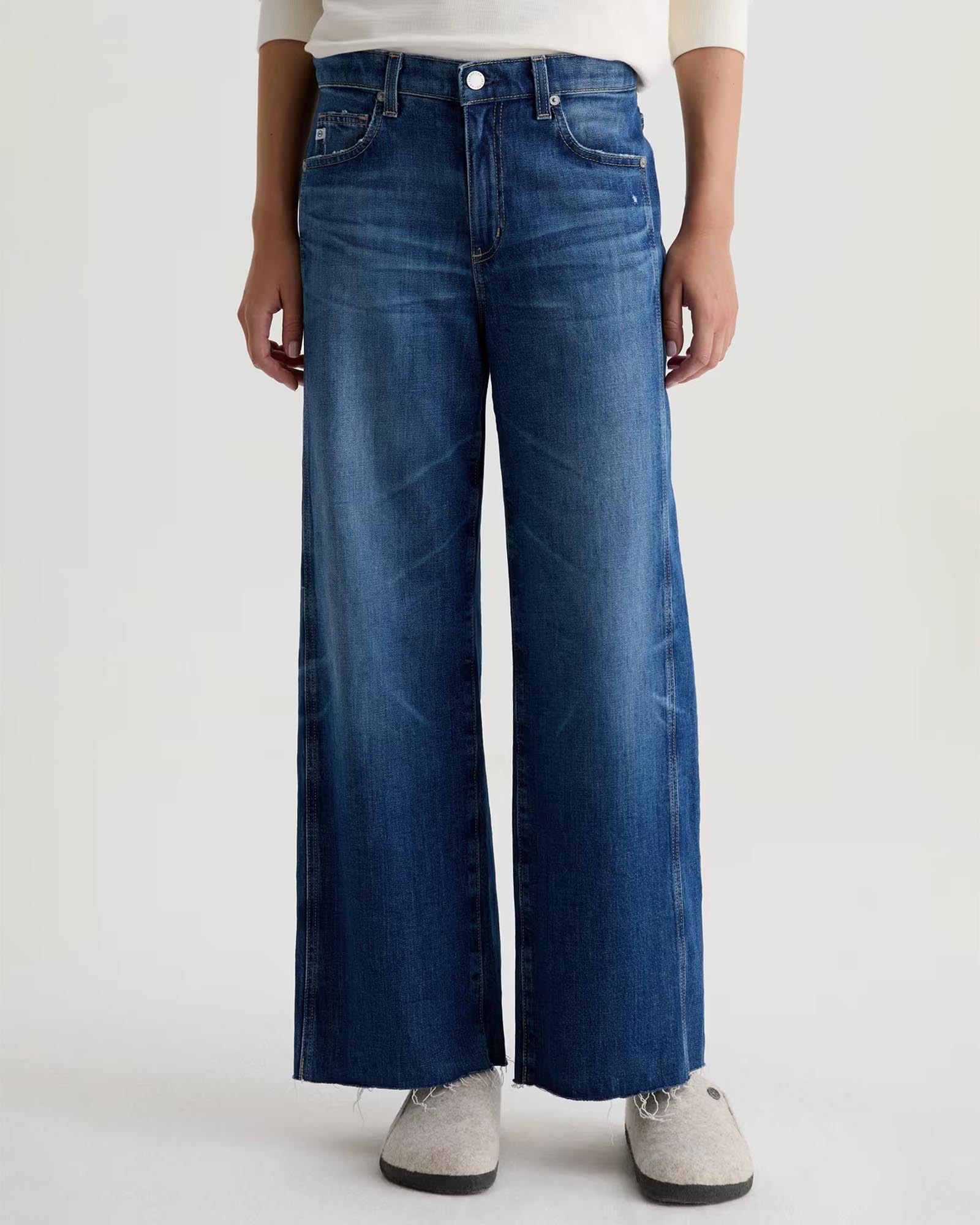 Saige Wide Leg Crop Jeans