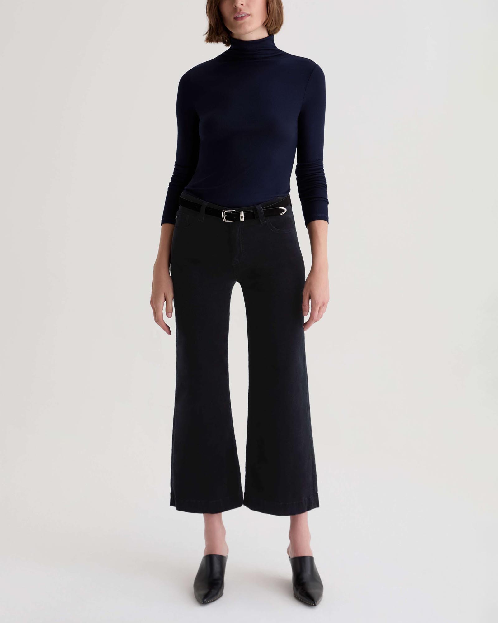 Saige Wide Leg Crop Jeans