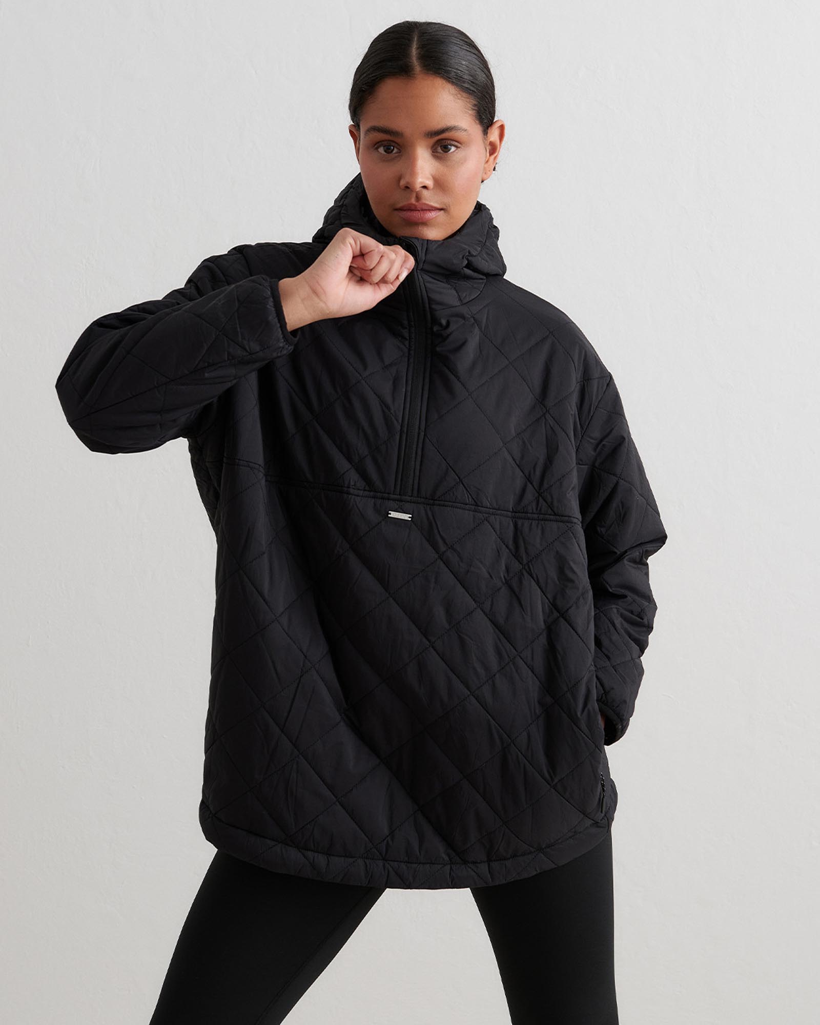 Oversized Quilted Anorak