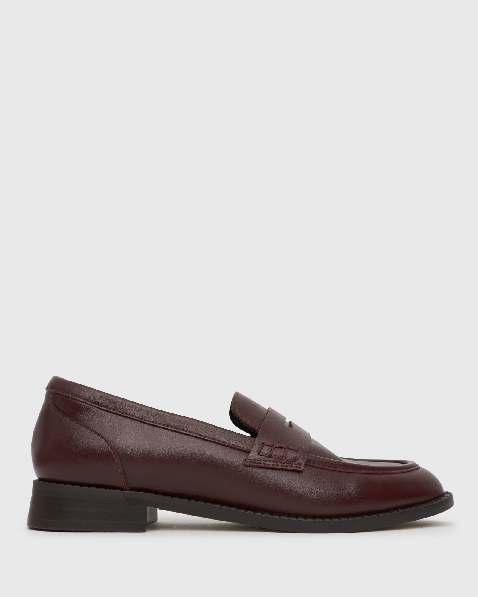 Cassie Leather Penny Loafers