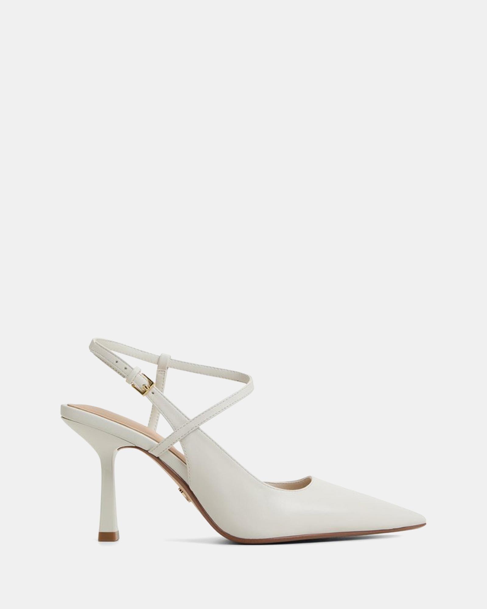 Brunette Strappy Slingback Heels