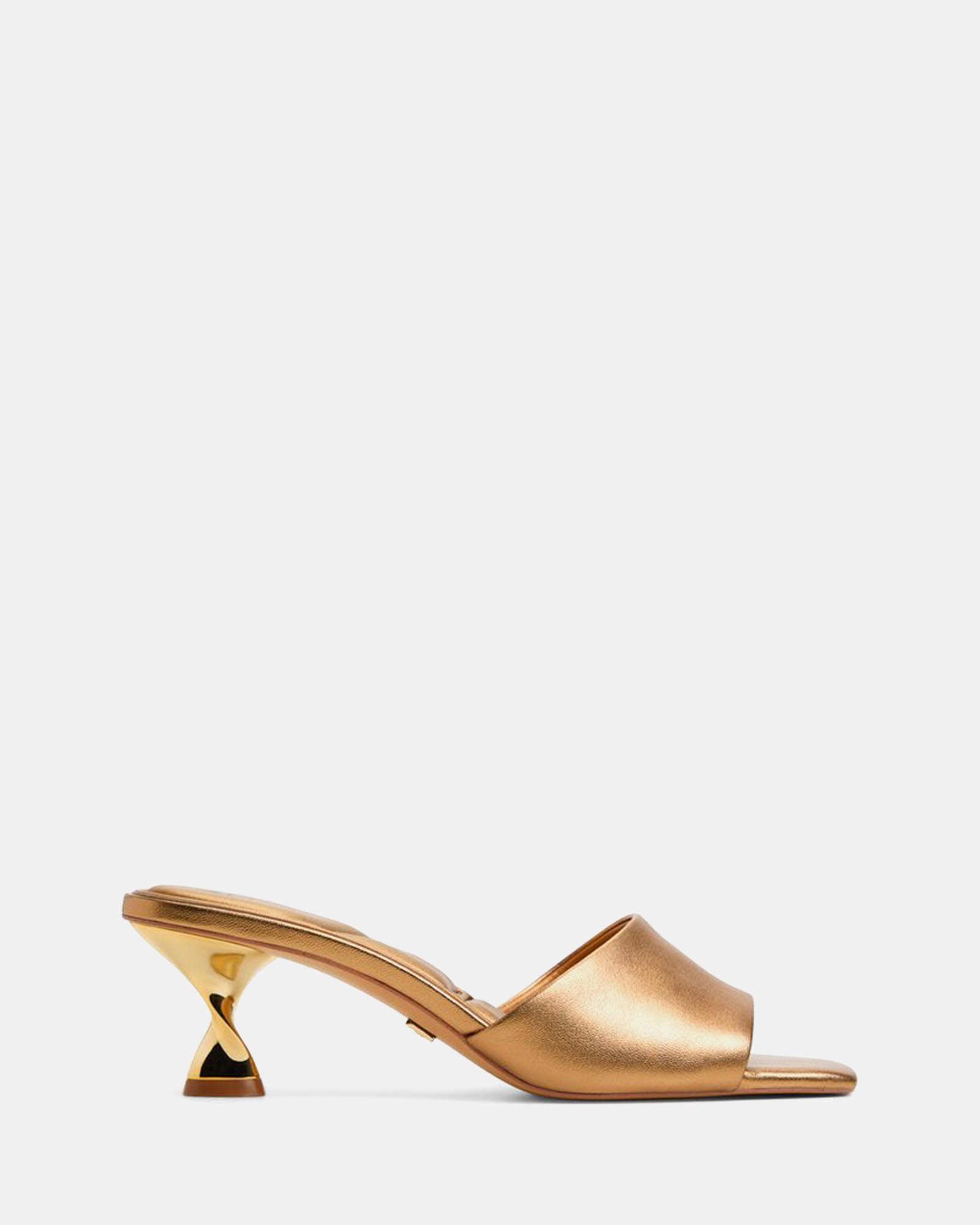 Goldenshine Twisted Kitten Mules