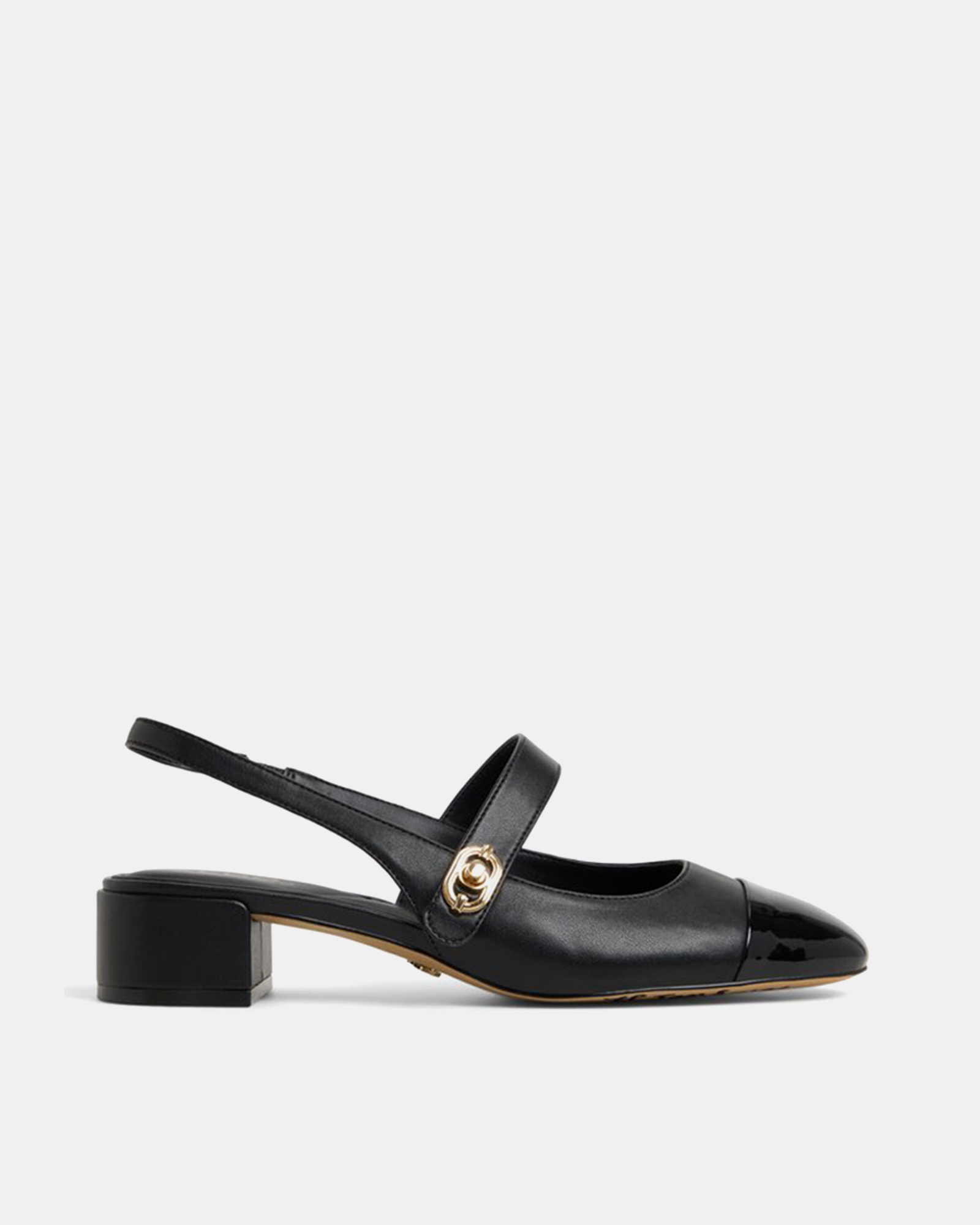 Agathe Slingback Low Block Heels
