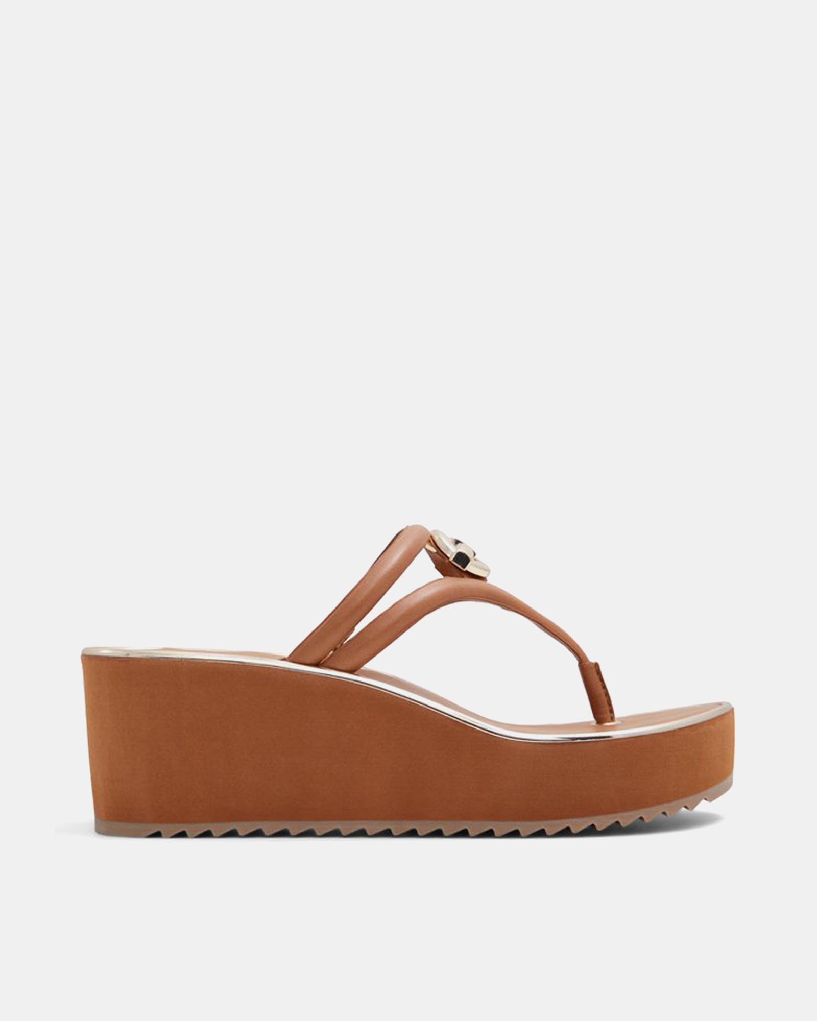 Albobrenna T-Strap Wedge Sandals