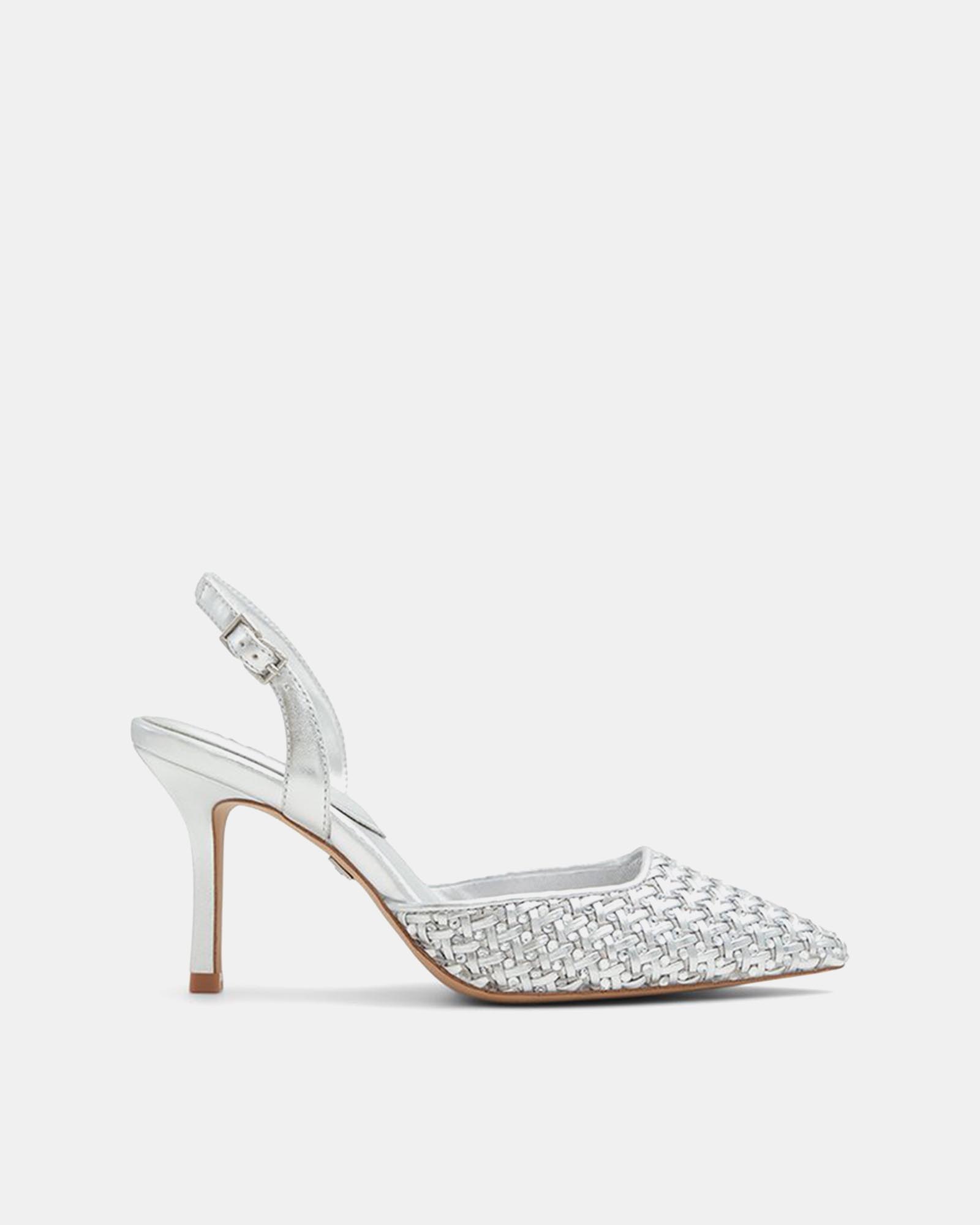 Eleonore Textured Slingback Heels