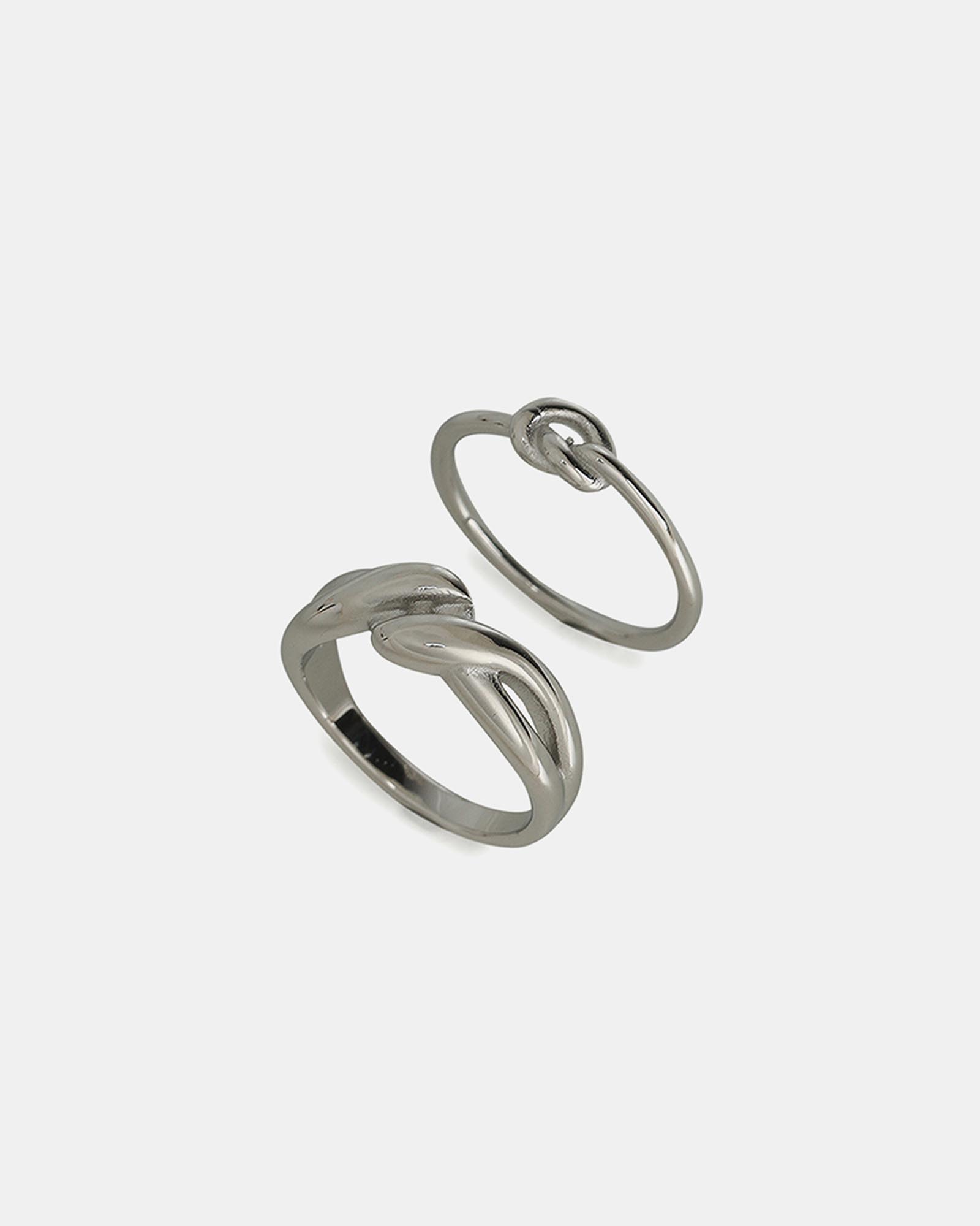 Twisties Stainless Steel Ring Set