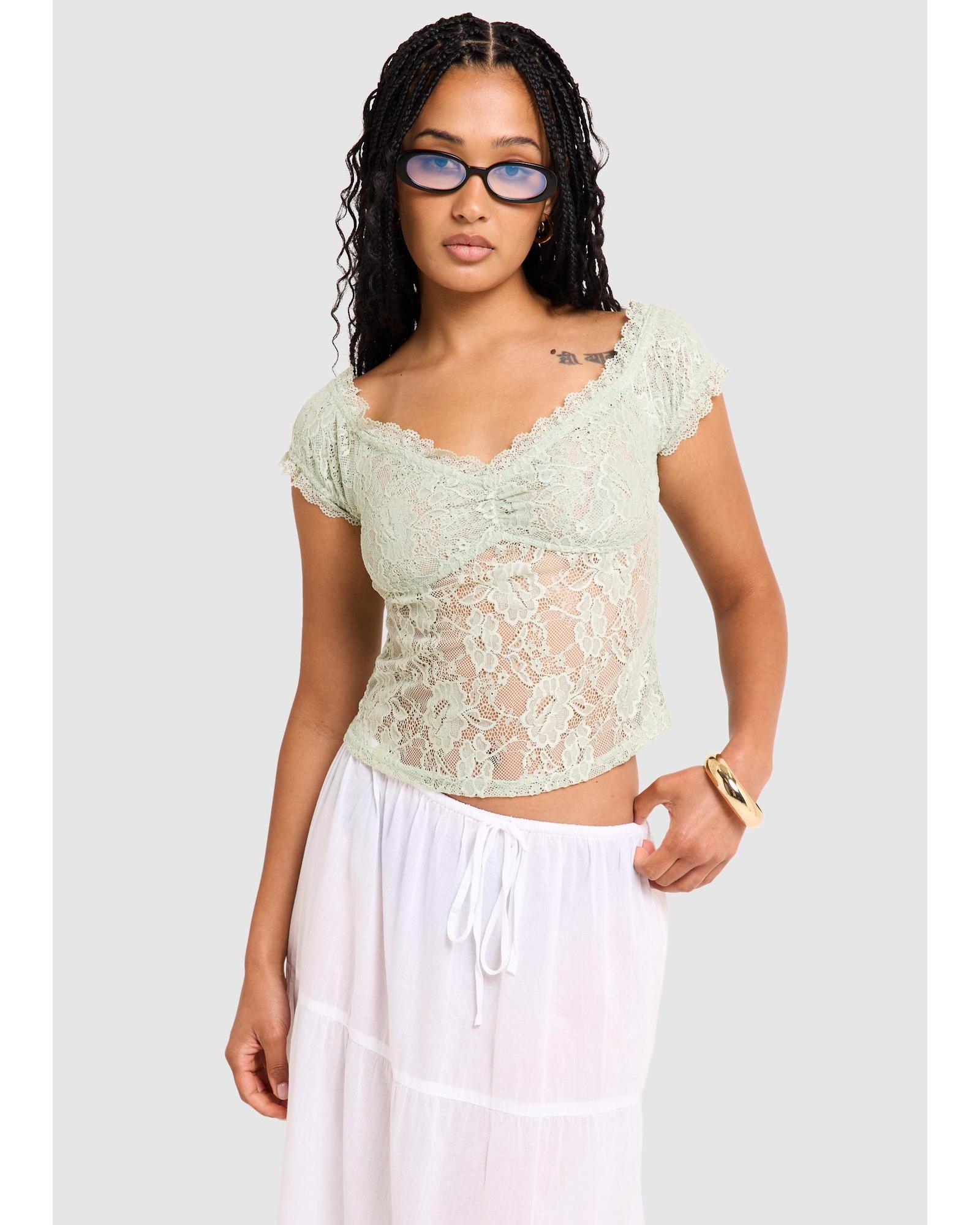 Elsie Lace Off Shoulder Top