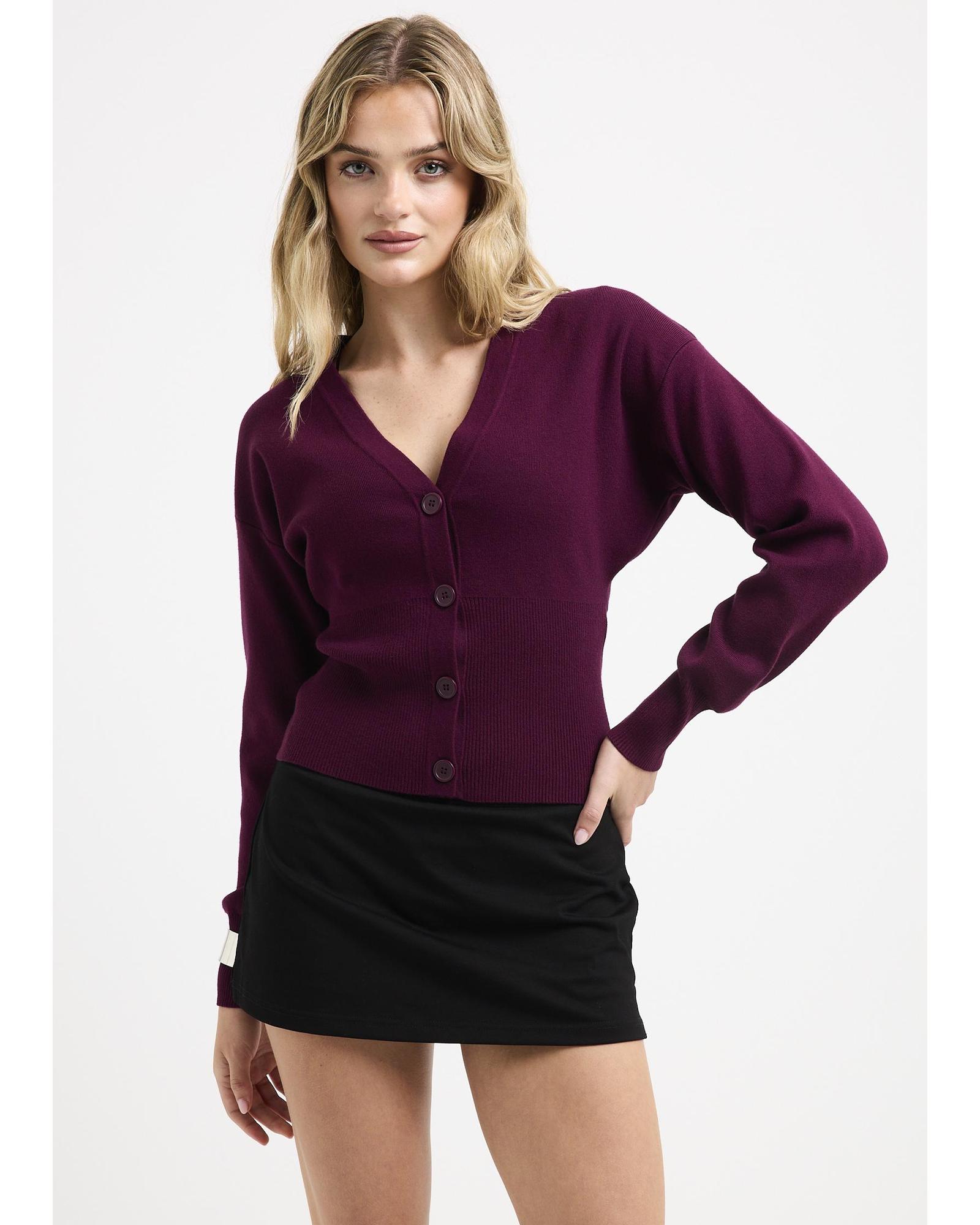 Callie Cinched Long Sleeve Knit Cardigan