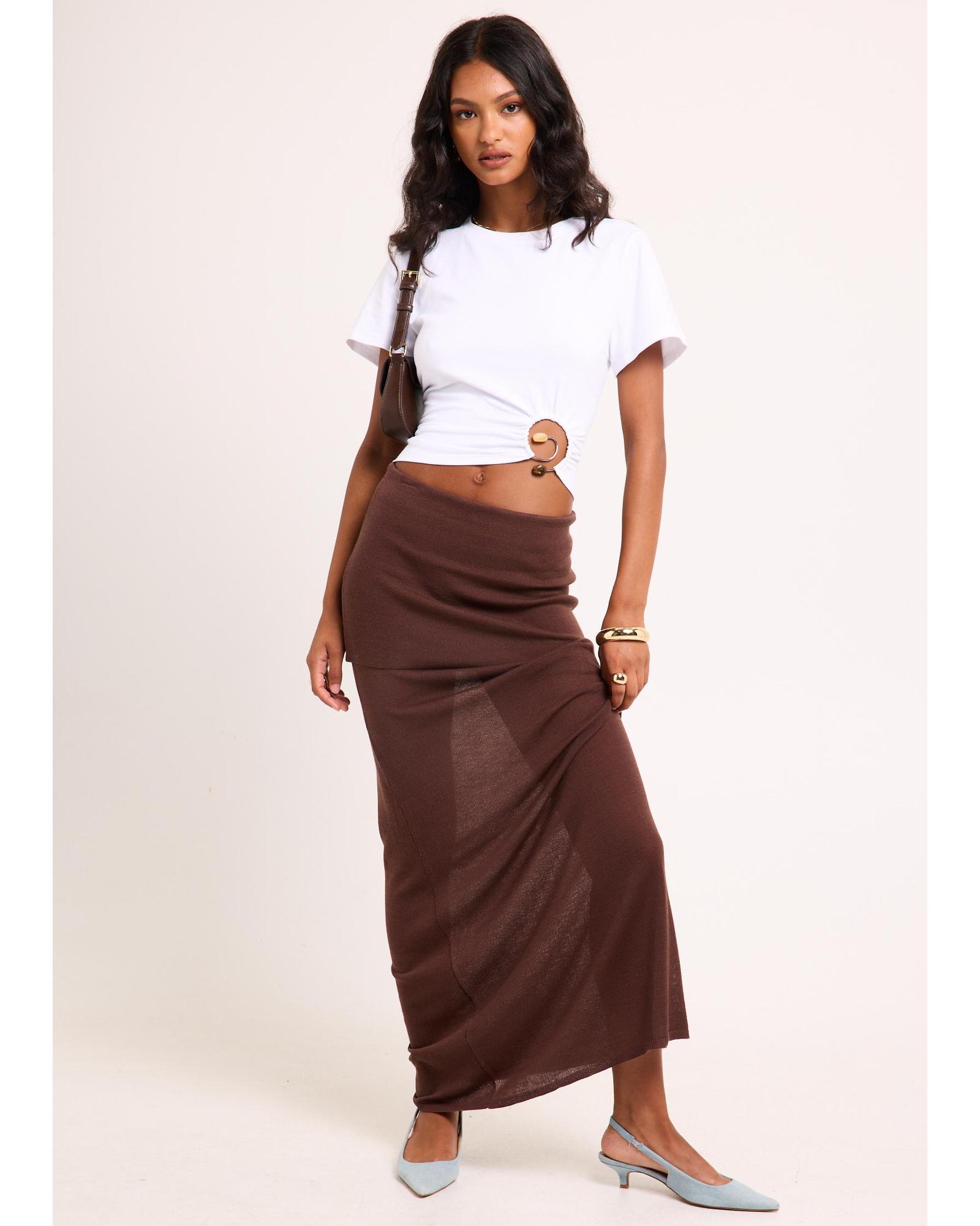Milano Sheer Maxi Skirt