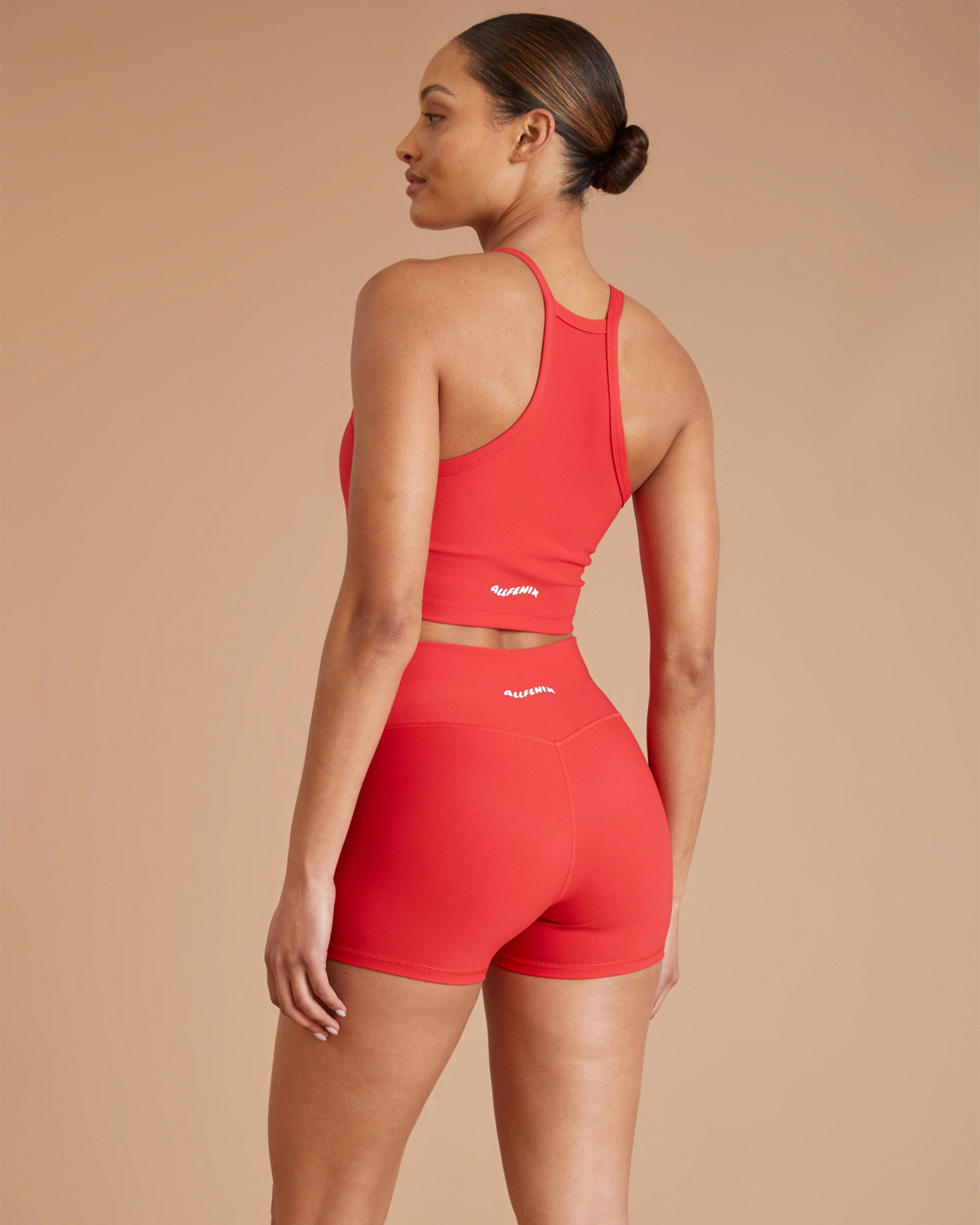 Eco Rib Strap Racer Crop