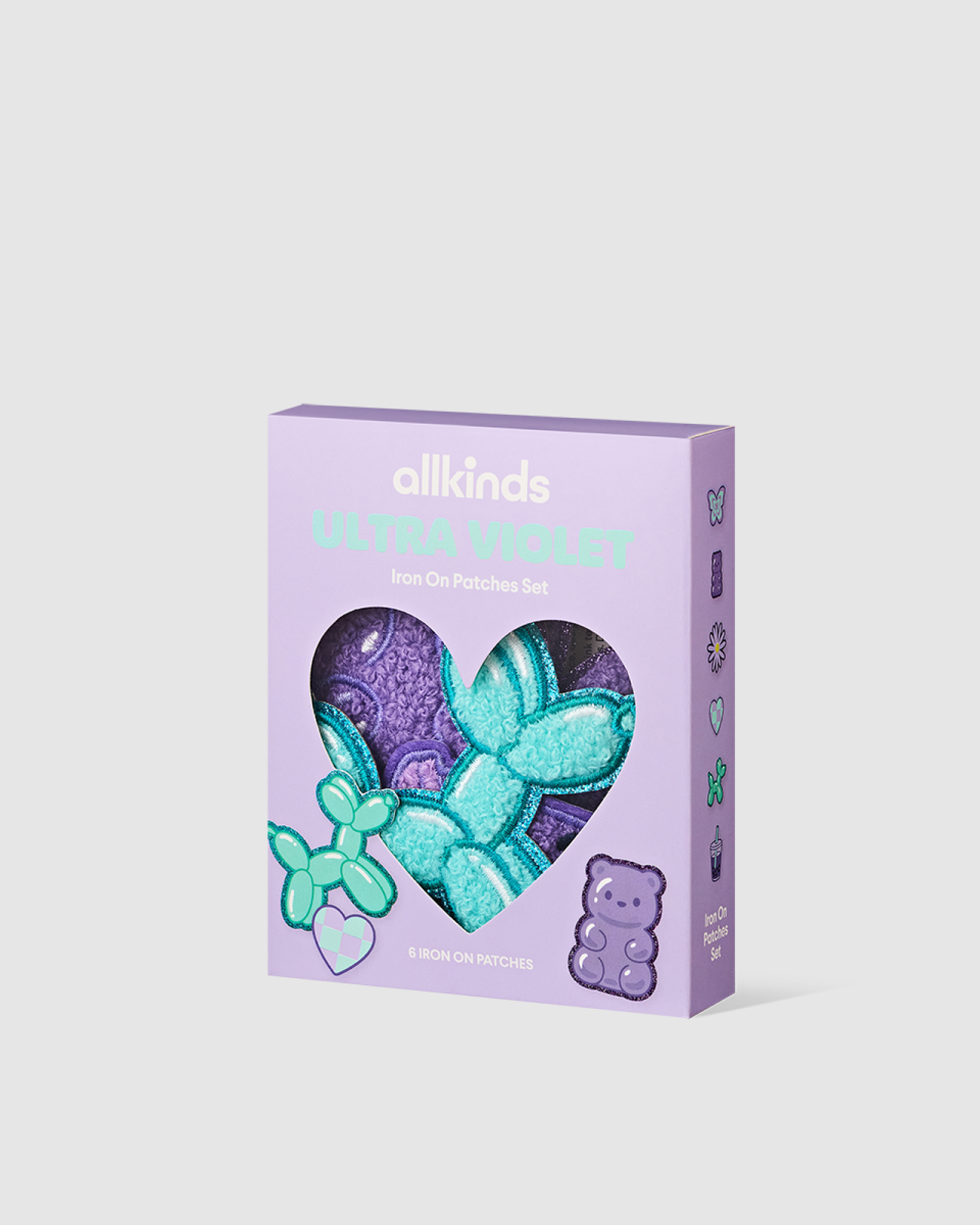 Ultra Violet Iron On Patches Set