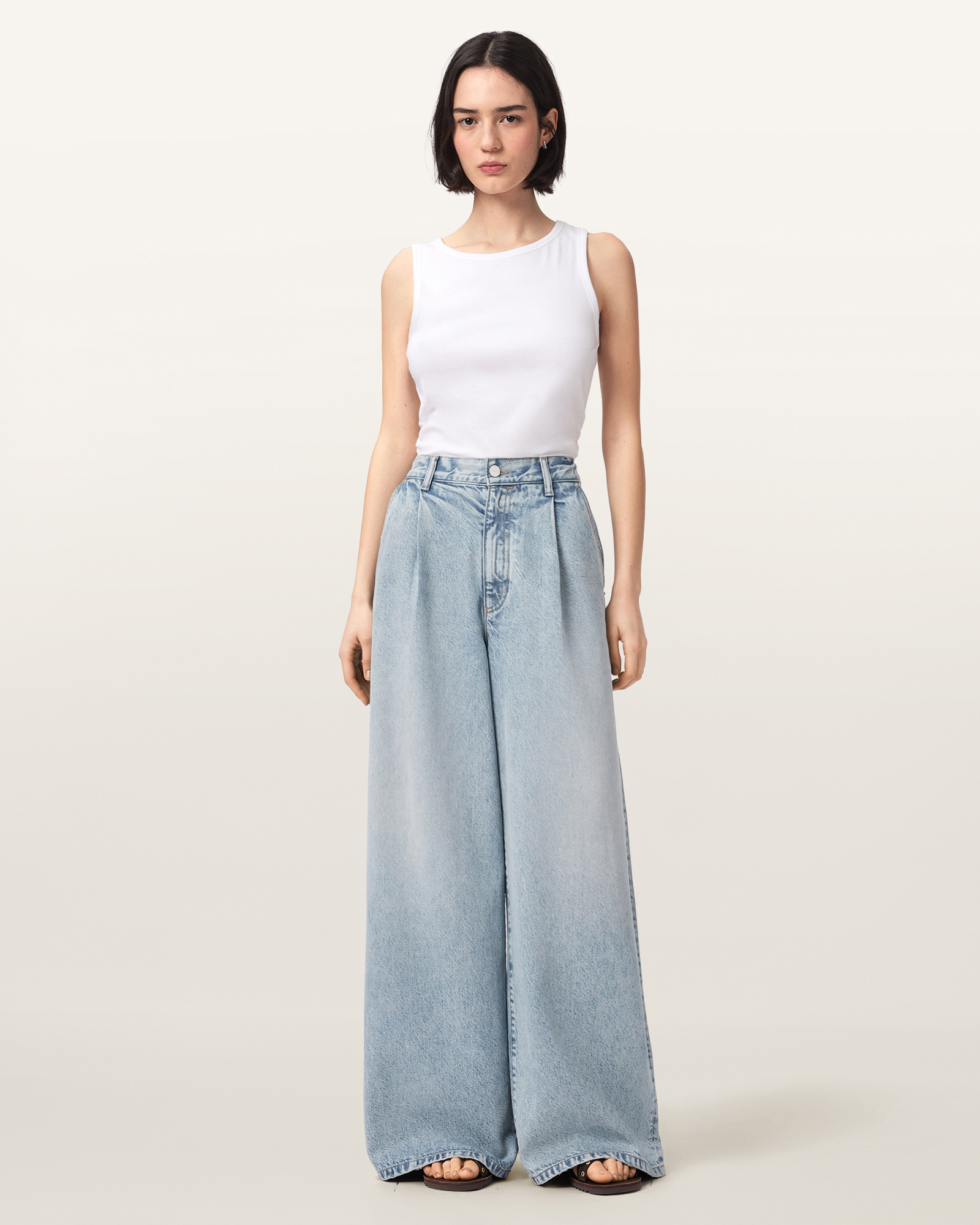 Haze Pleat Jeans