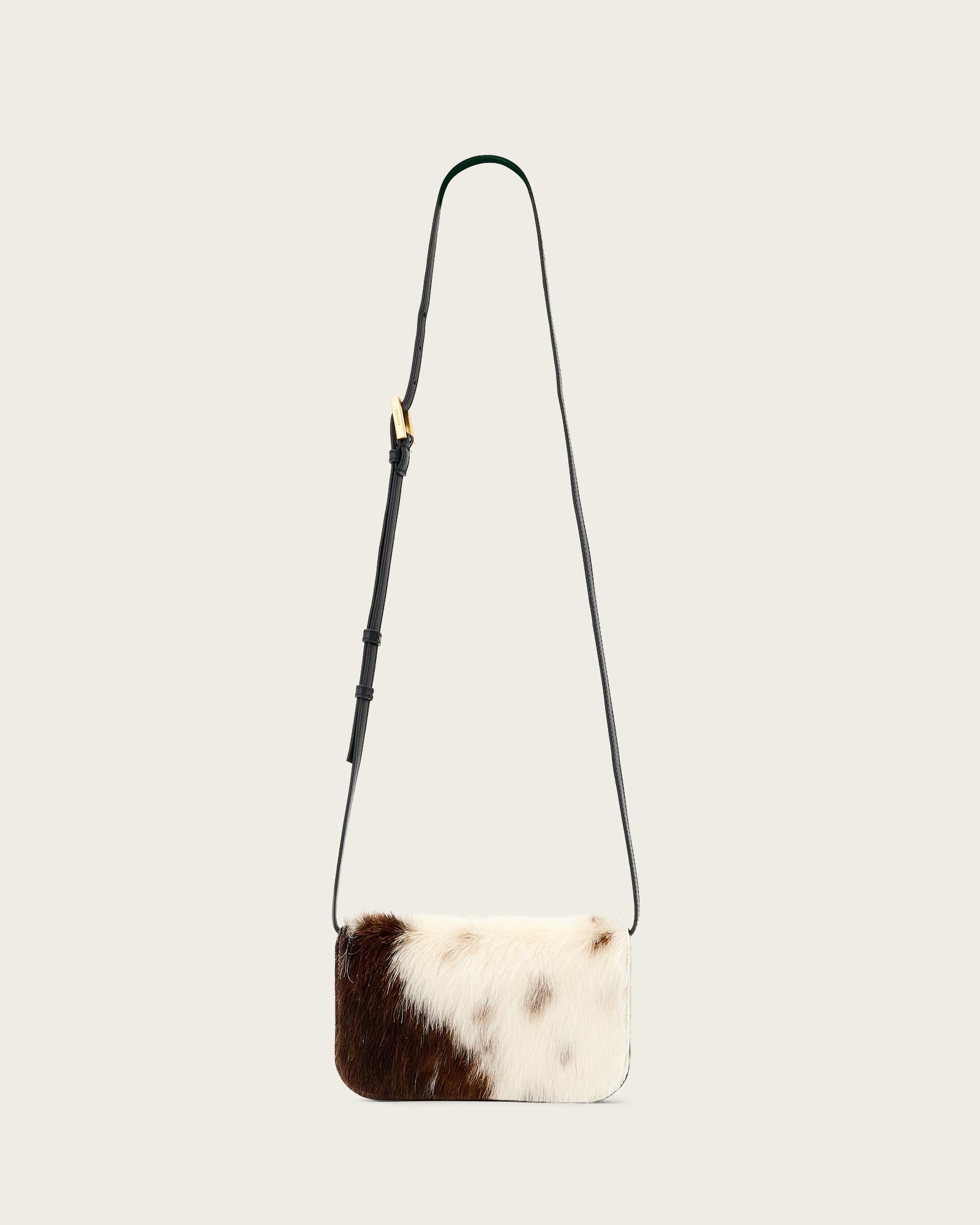 Maeve Cow Print Wallet Crossbody Bag