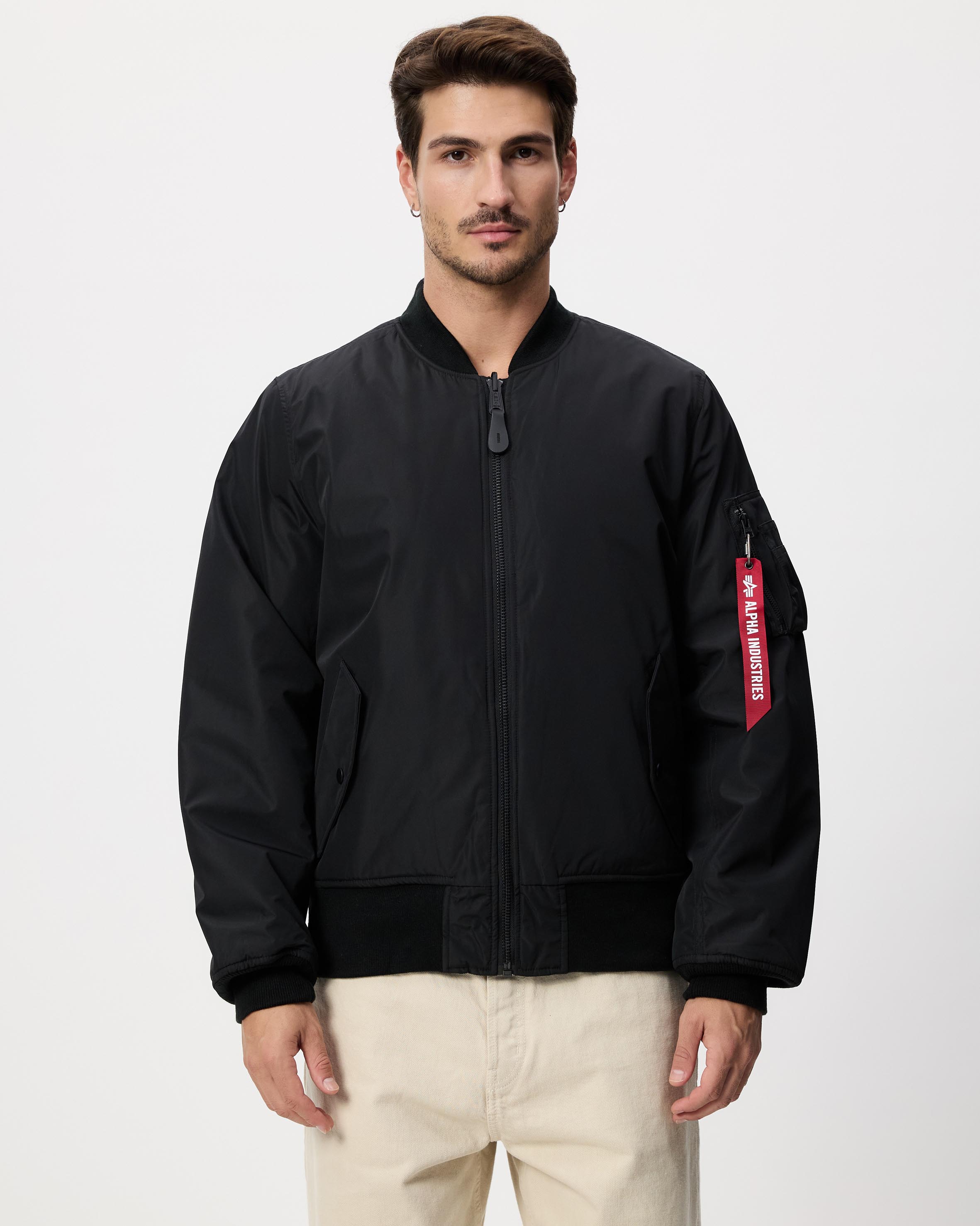 Reversible Onion Quilted Ma-1 Flight Jacket