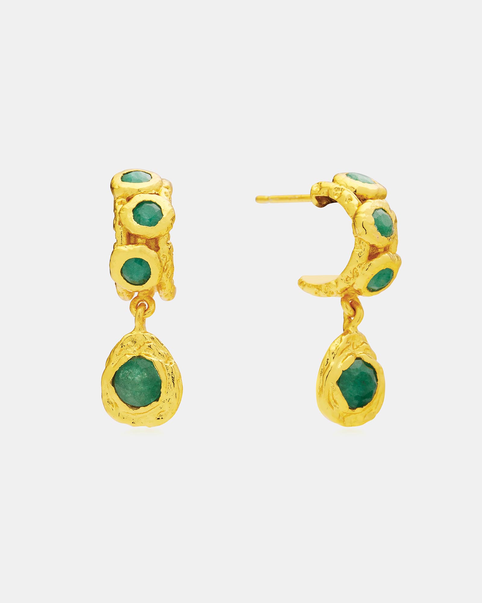 Alanya Earrings in Green