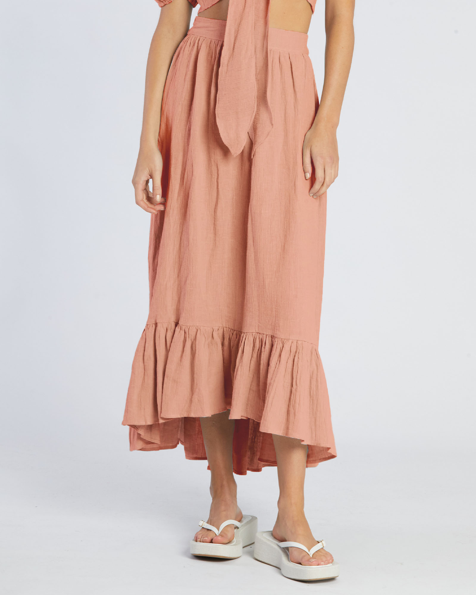 Saloma Linen Skirt