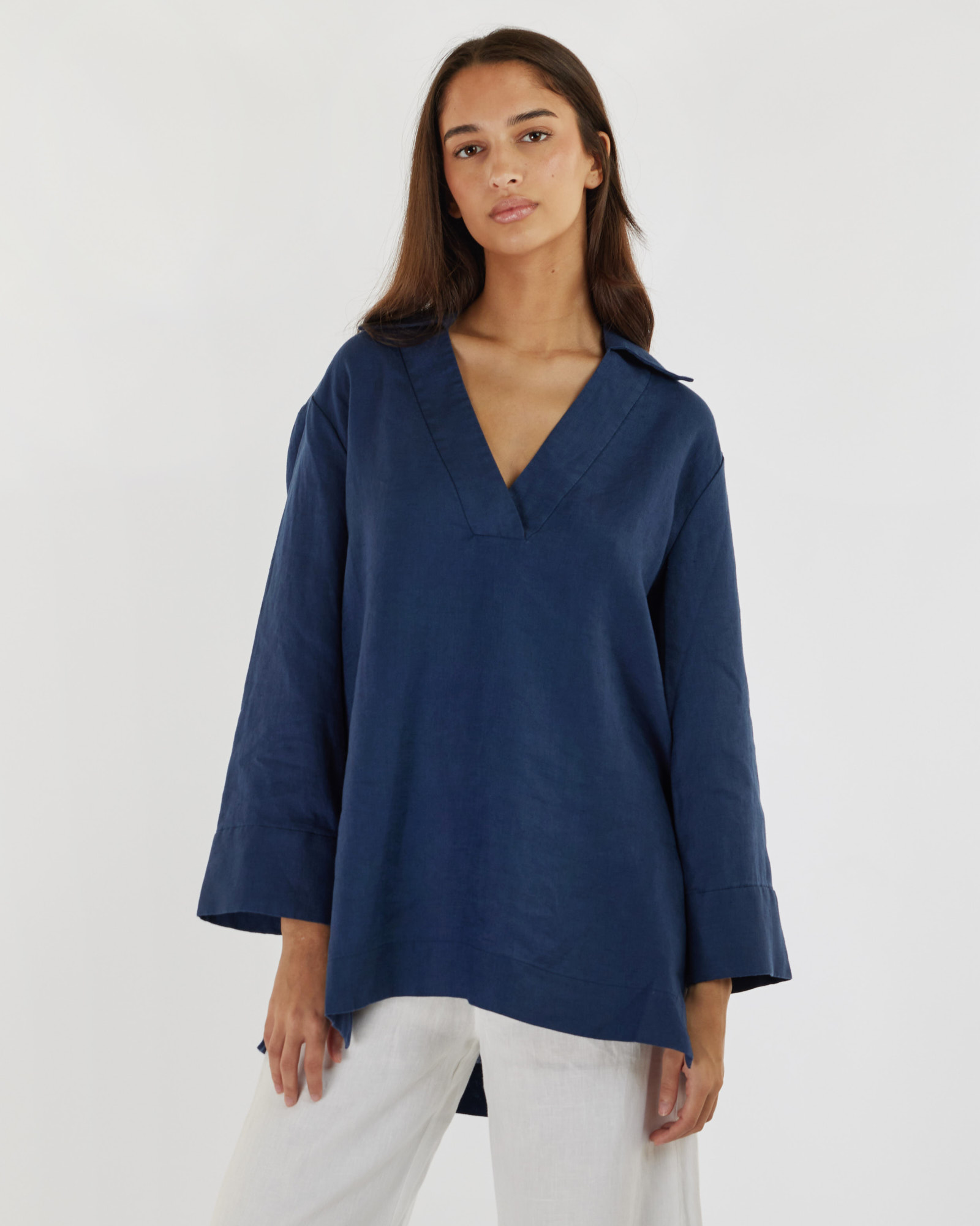 Pauline Linen Blouse