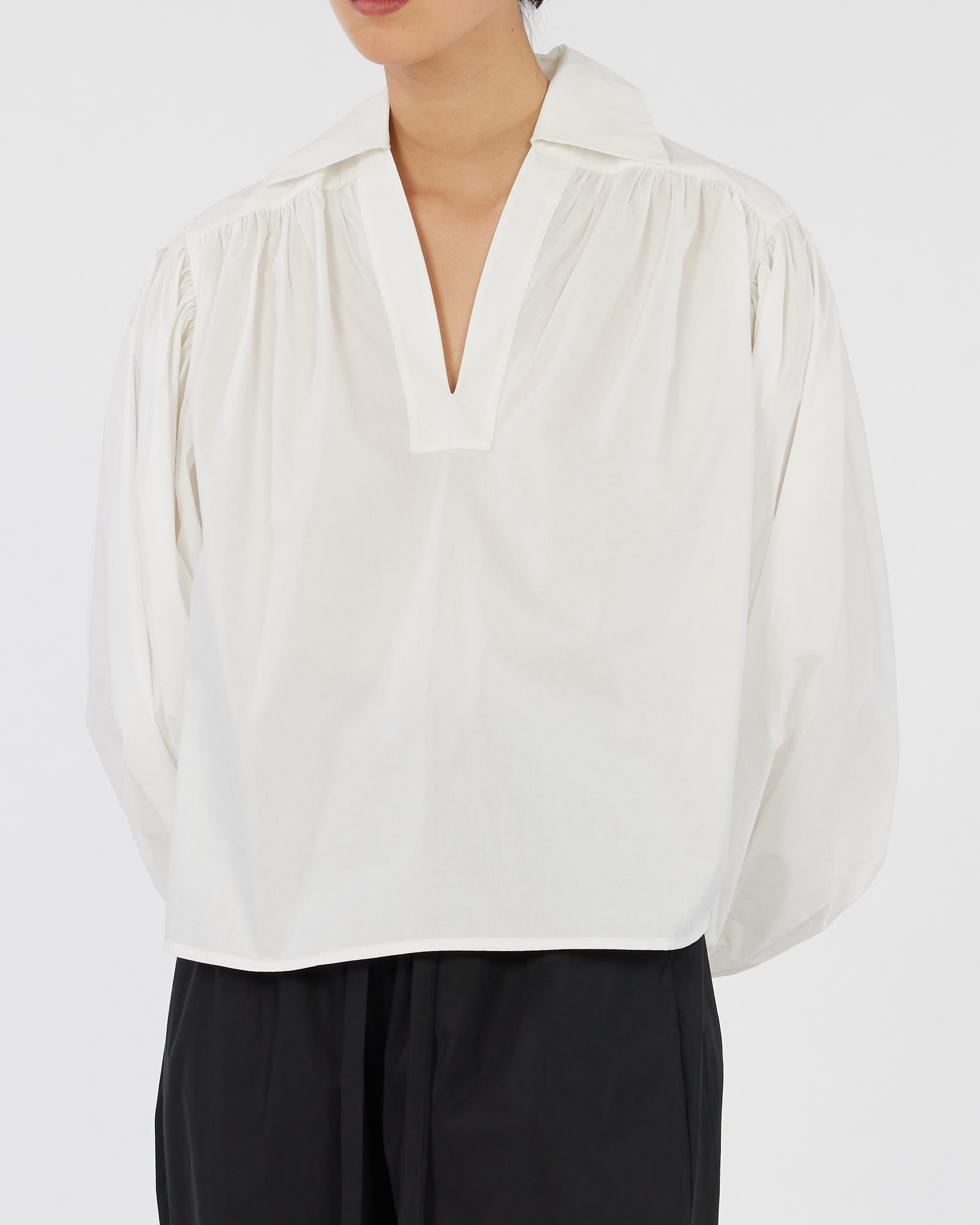 Tahlia Cotton Poplin Blouse