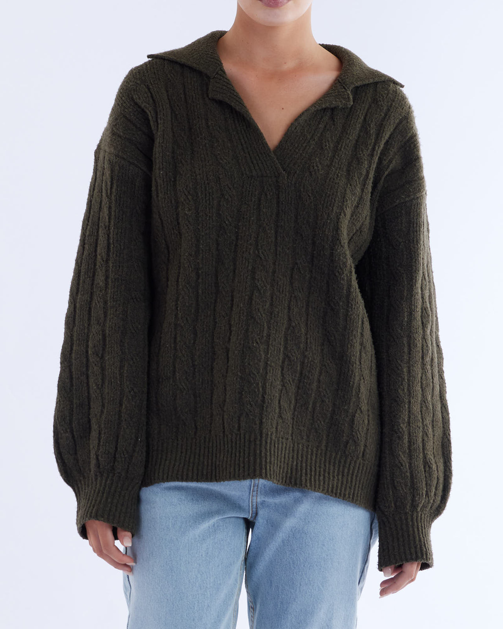 Etienne Cable Knit Jumper
