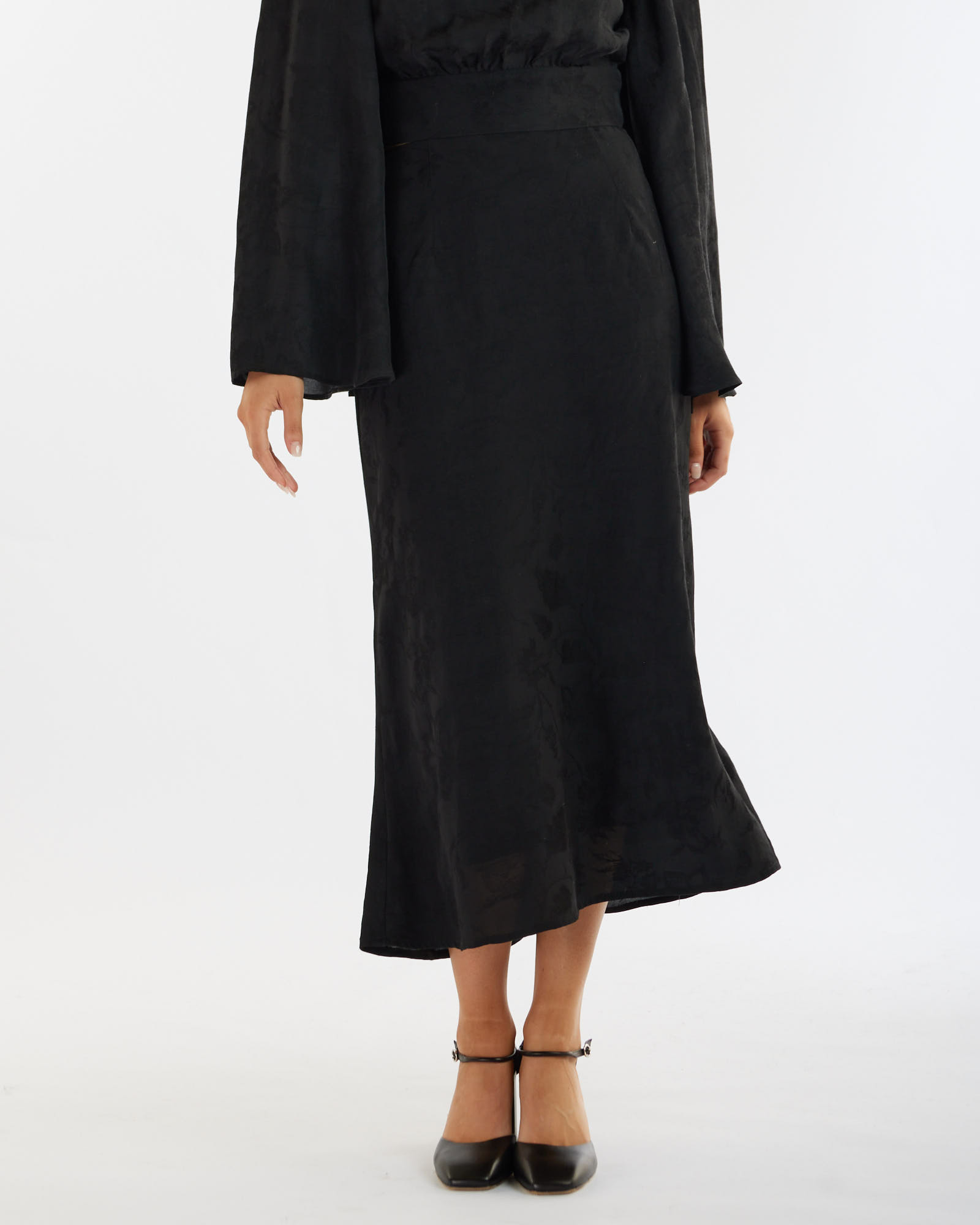 Loren Linen Jacquard Skirt