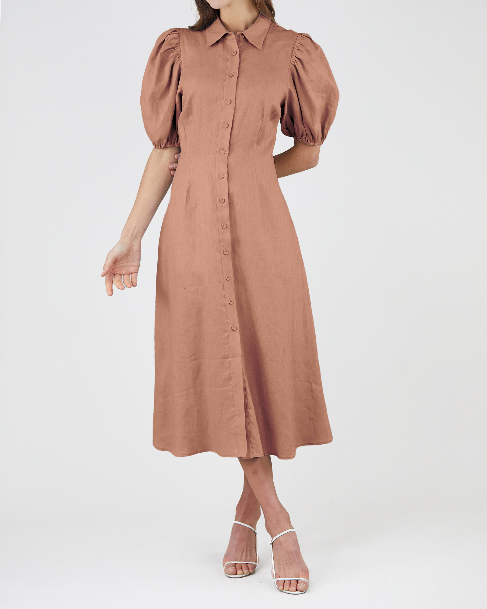 Julius Linen Midi Dress